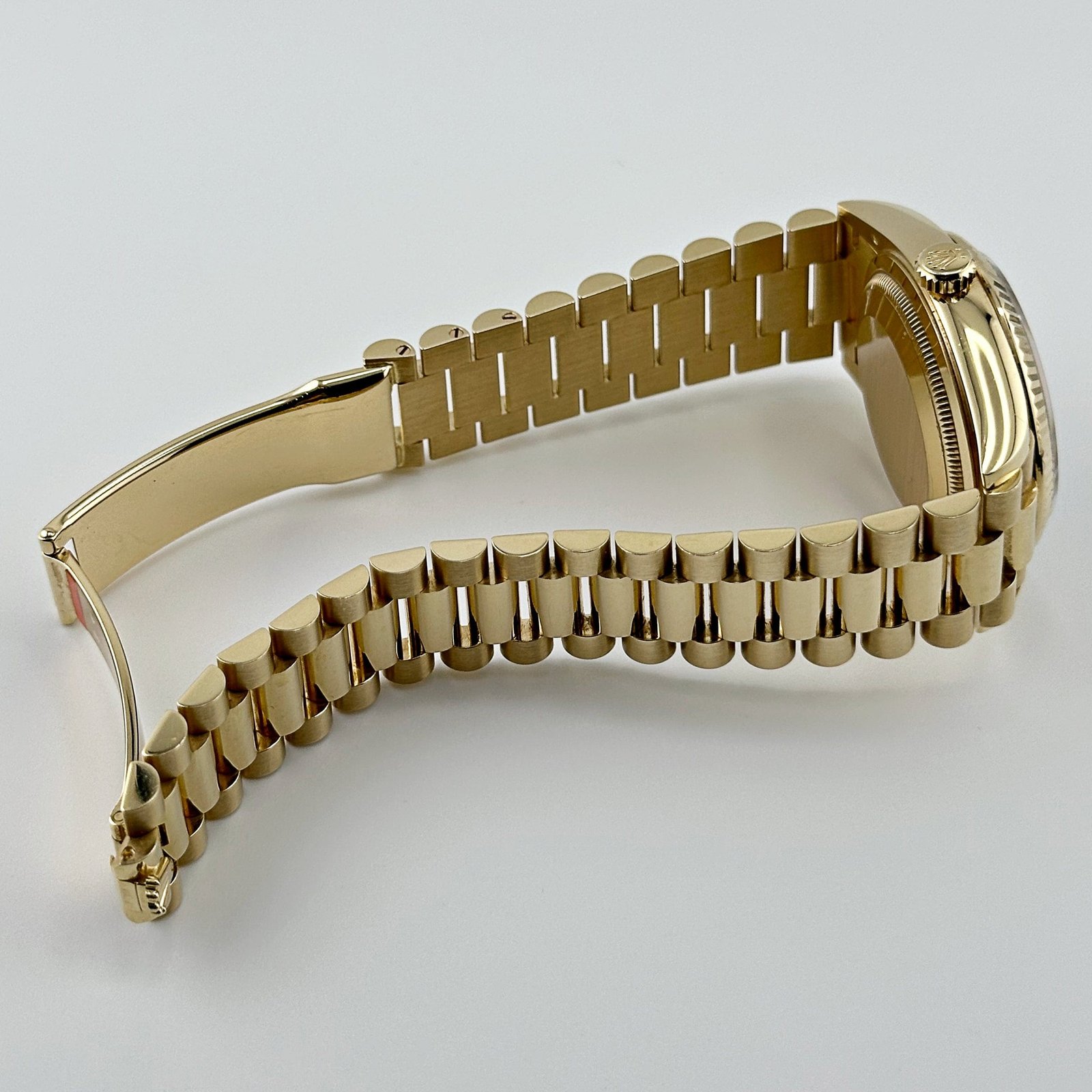 Rolex Day-Date 36 128238 Yellow Gold Green Ombré Diamond Dial - Image 6