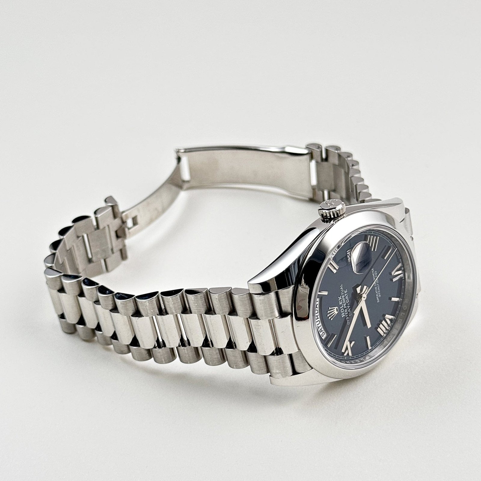 Rolex Day-Date 40 228206 Platinum Blue Dial (2022) - Image 5