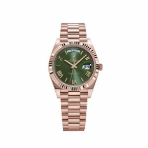 Rolex Day-Date 40 228235 Rose Gold Olive Green Dial (2021)