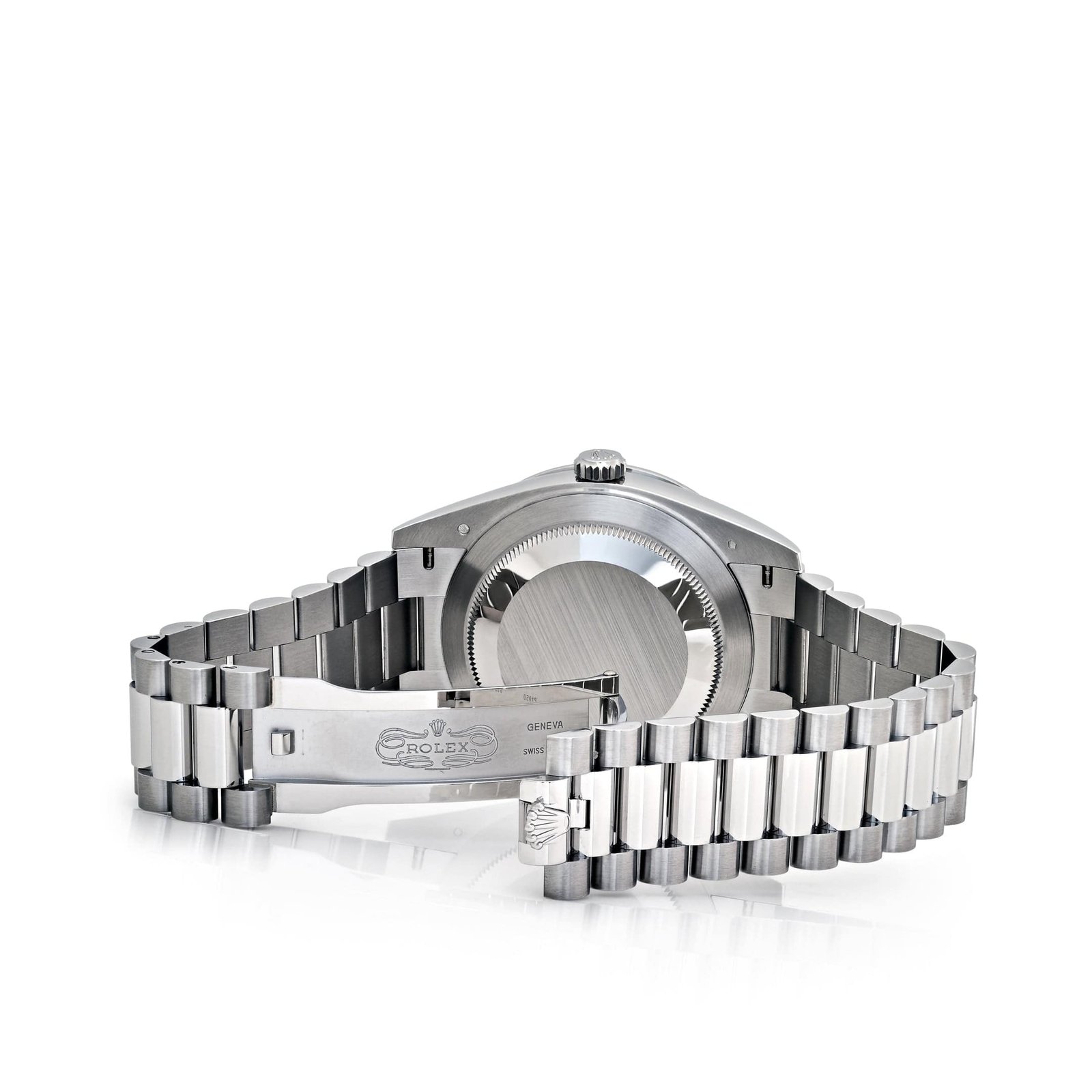 Rolex Day-Date 40 228396TBR Platinum Ice Blue Roman Dial Diamond Bezel - Image 6