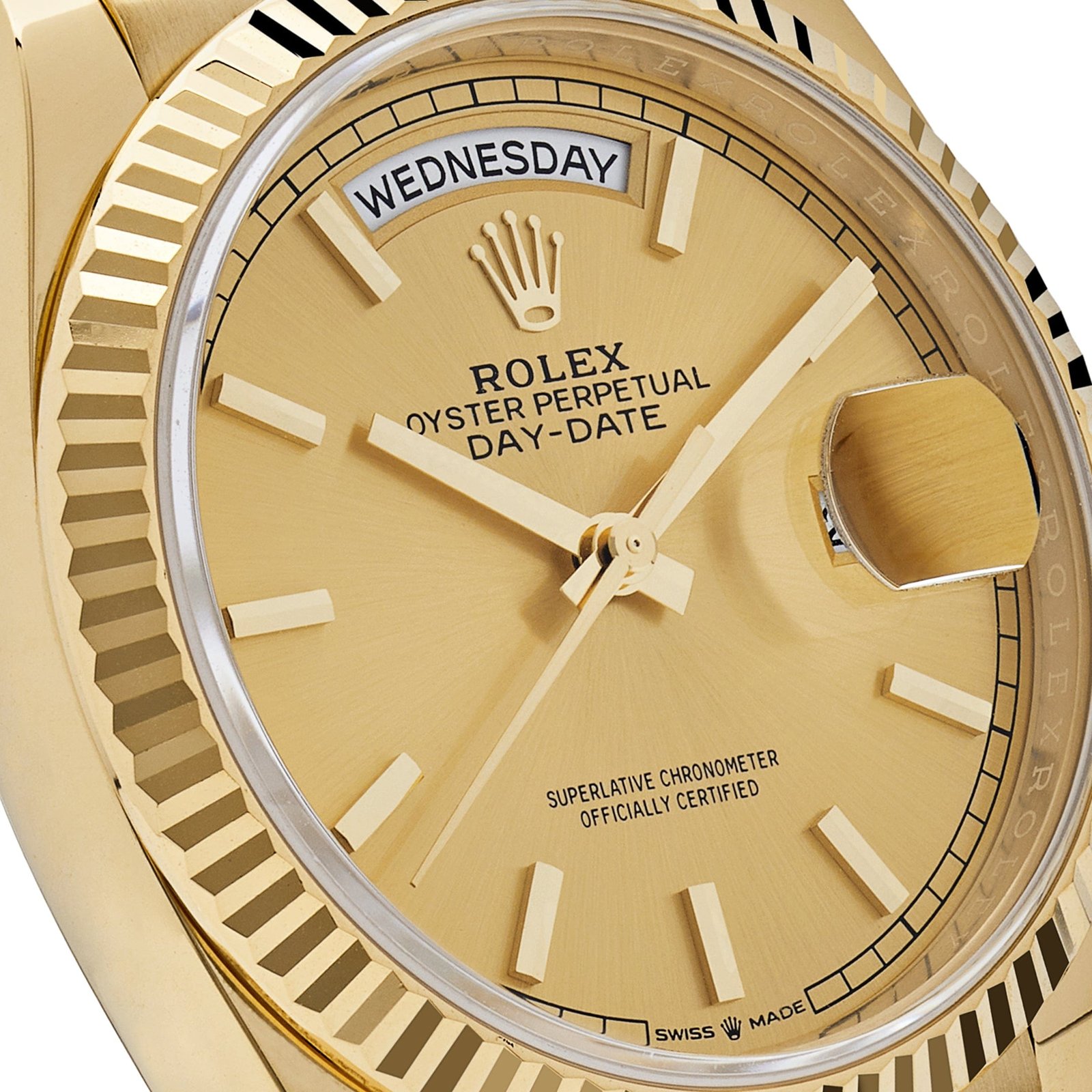 Rolex Day-Date 36 128238 Yellow Gold Champagne Dial - Image 6
