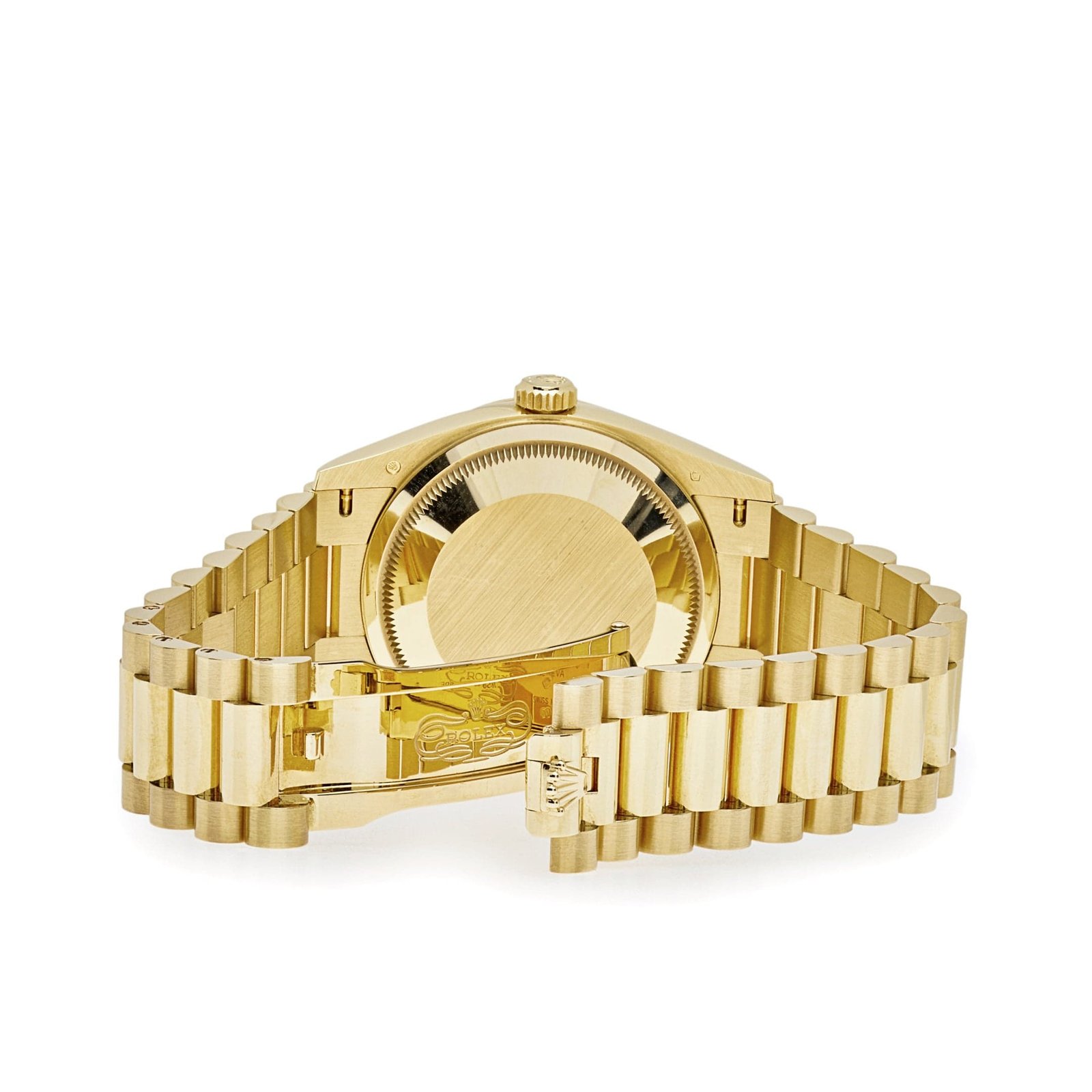 Rolex Day-Date 36 128238 Yellow Gold Turquoise Diamond Dial - Image 4