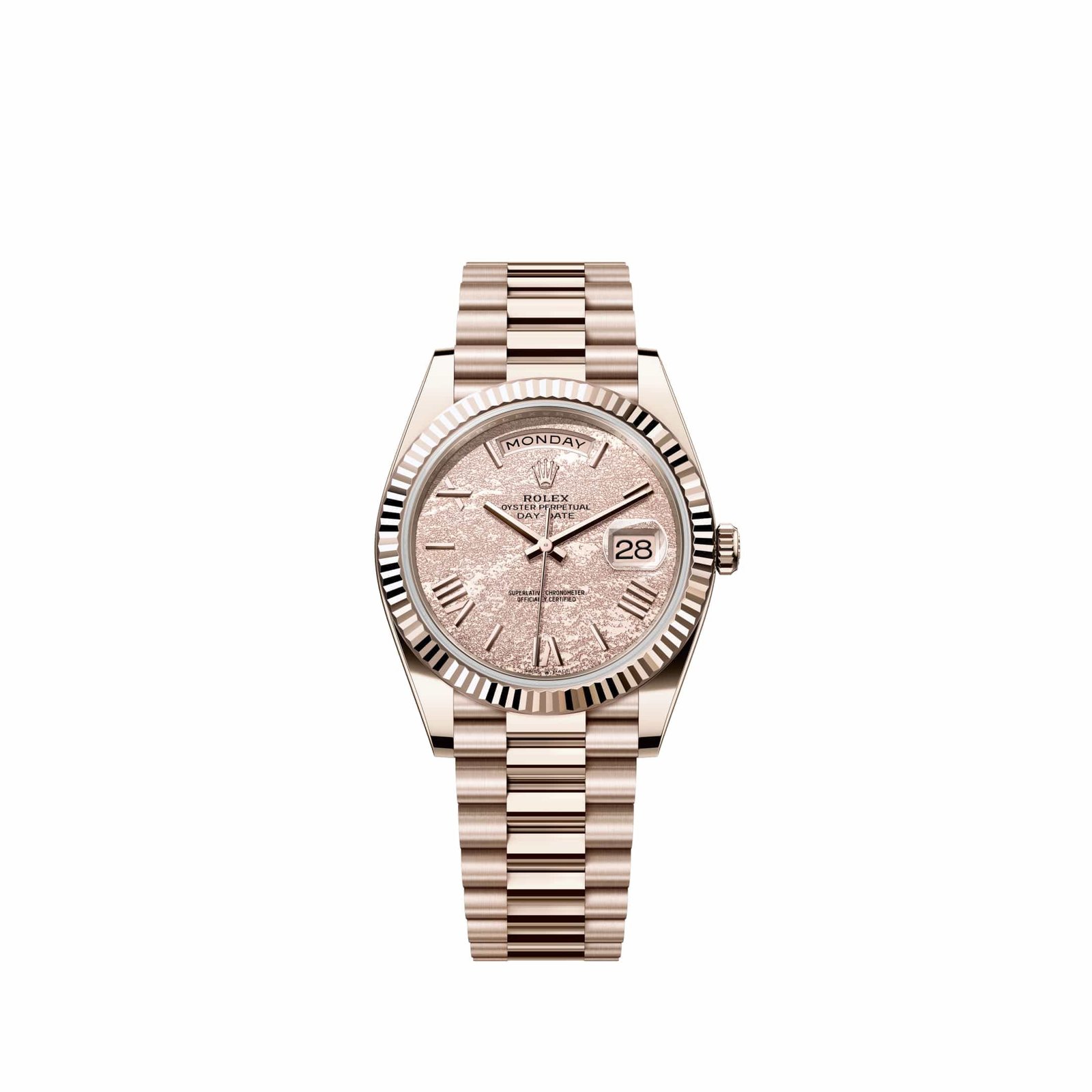Rolex Day-Date 40 228235JG Jubilee Gold Gold-Leaf Design Roman Dial President (2026)