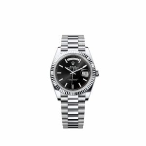 Rolex Day-Date 40 228236 Platinum Black Dial President (2026)