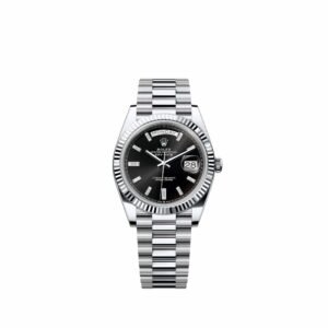 Rolex Day-Date 40 228236 Platinum Black Diamond Dial President (2026)