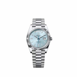 Rolex Day-Date 40 228236 Platinum Ice Blue Diamond Dial President (2026)