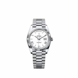 Rolex Day-Date 40 228236 Platinum White Roman Dial President (2026)