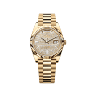 Rolex Day-Date 40 228238 Yellow Gold Diamond Pavé Dial (2025)
