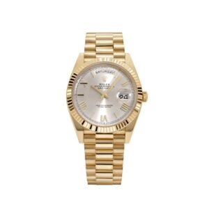 Rolex Day-Date 40 228238 Yellow Gold Silver Roman Numerals Dial