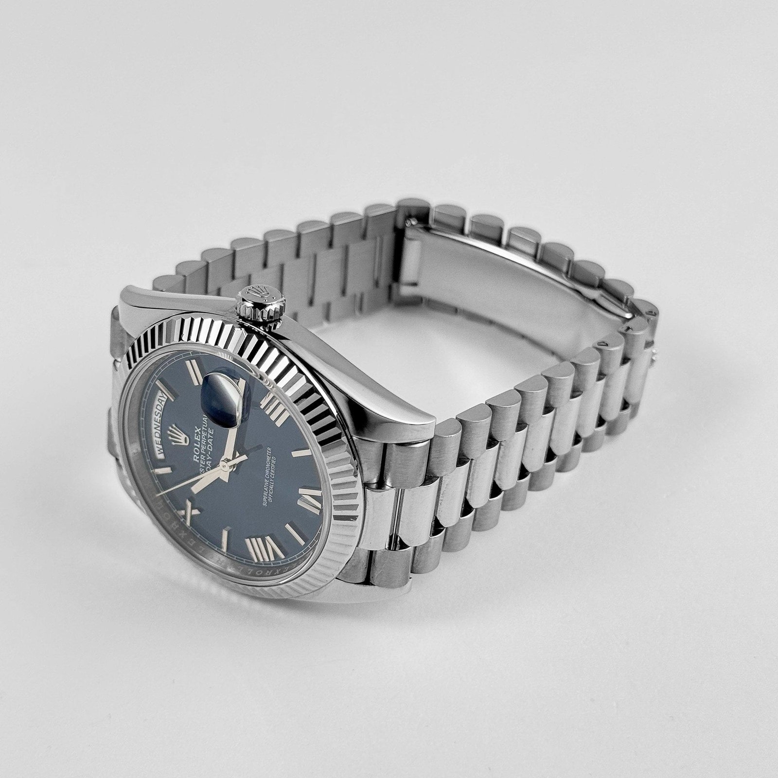 Rolex Day-Date 40 228239 White Gold Blue Dial (2018) - Image 5