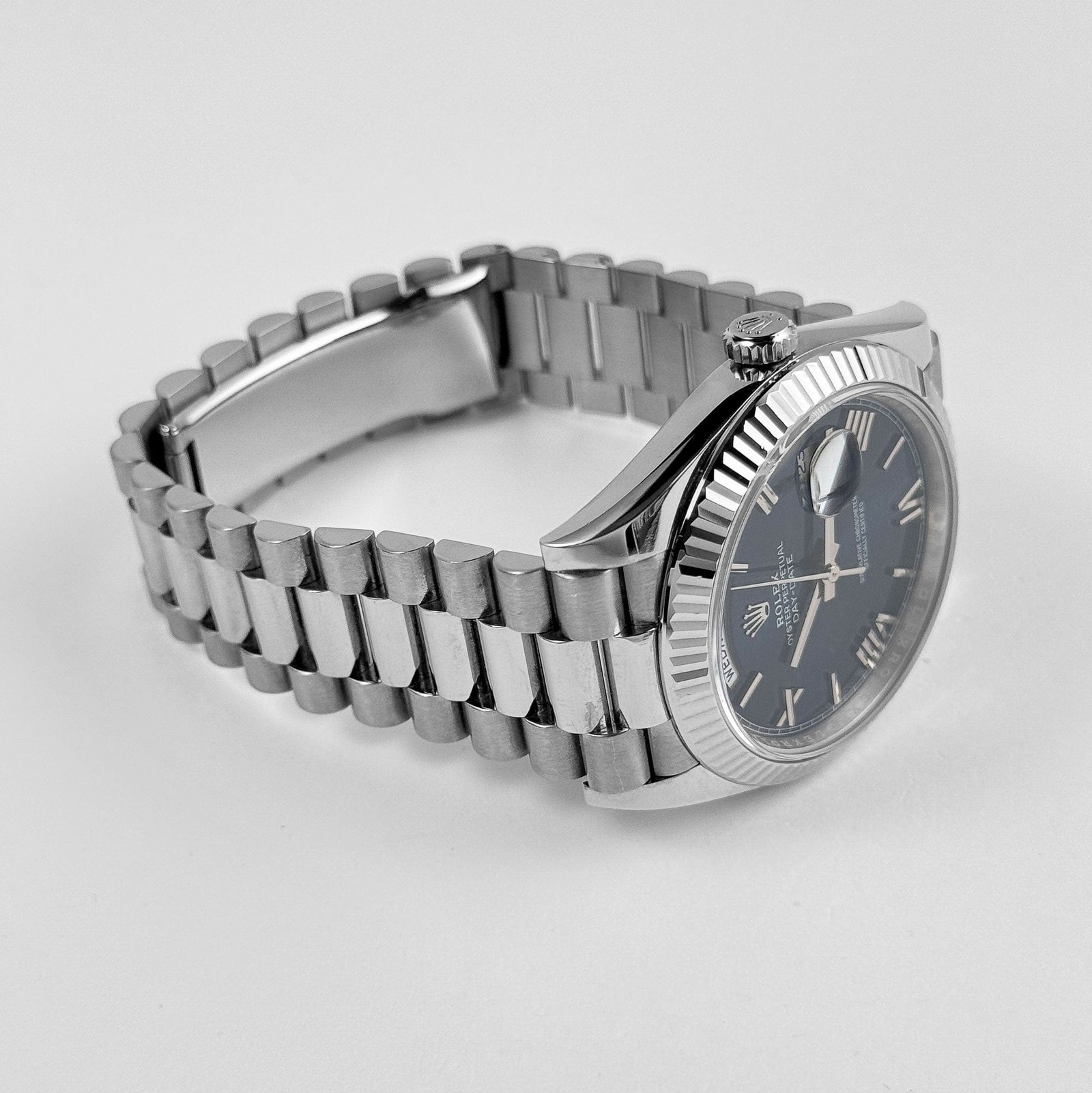 Rolex Day-Date 40 228239 White Gold Blue Dial (2018) - Image 4