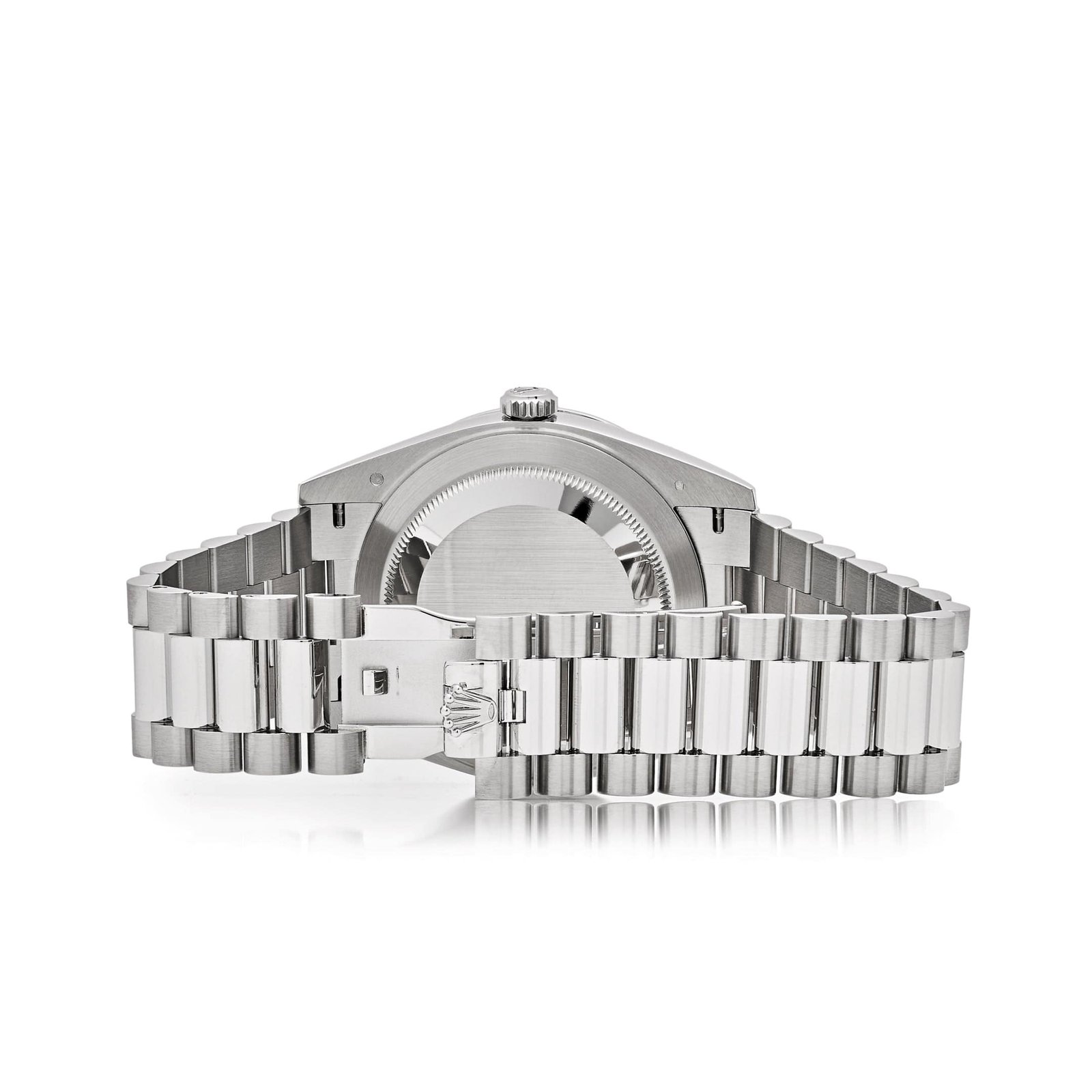 Rolex Day-Date 40 228396TBR Platinum Ice Blue Arabic Dial Diamond Bezel (2017) - Image 6