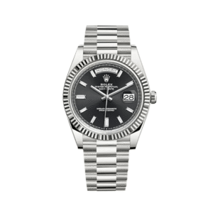 Rolex Day-Date 40 228239 White Gold Black Diamond Dial