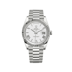 Rolex Day-Date 40 228239 White Gold White Dial