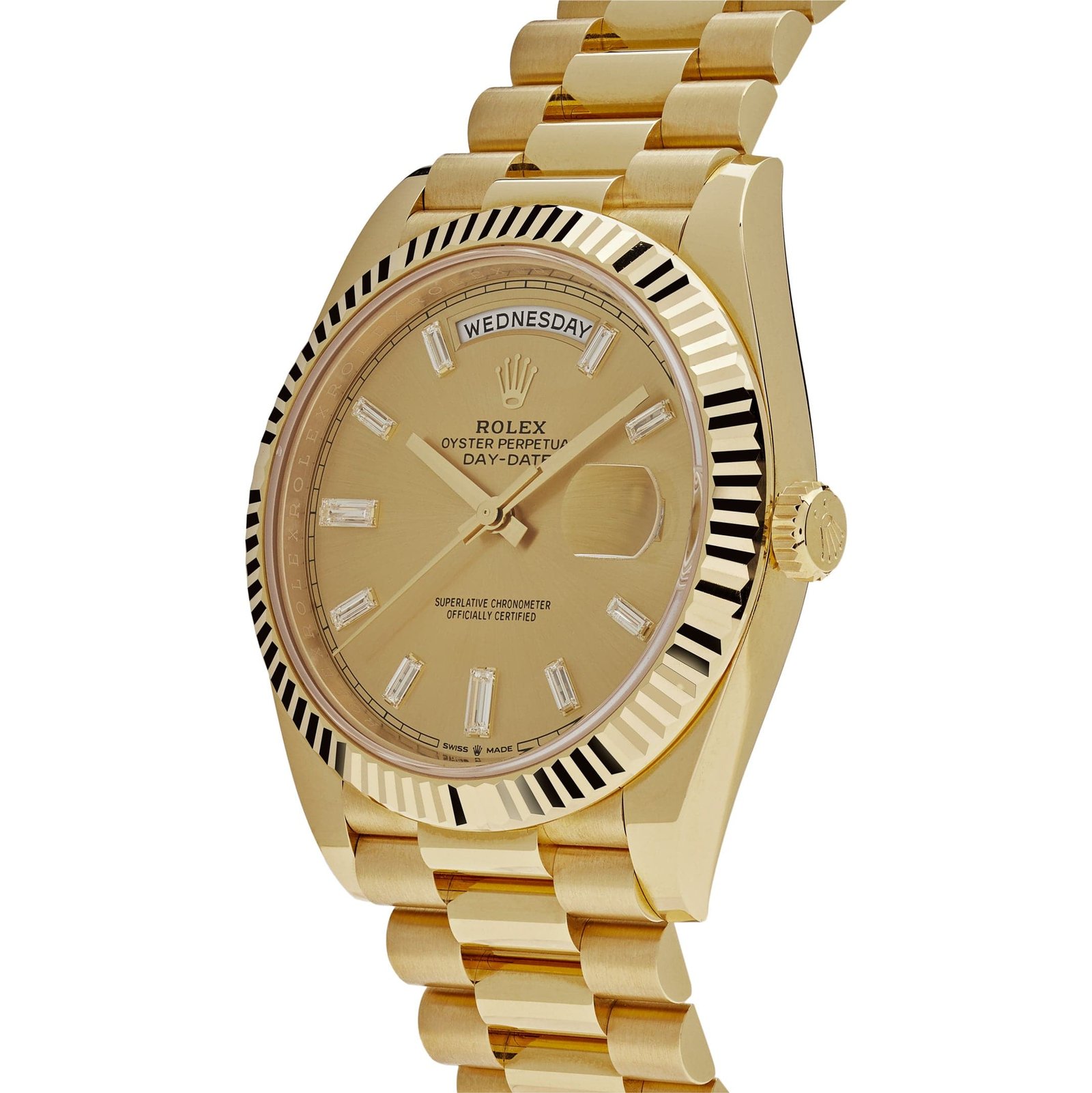 Rolex Day-Date 40 228238 Yellow Gold Champagne Diamond Dial (2025) - Image 2