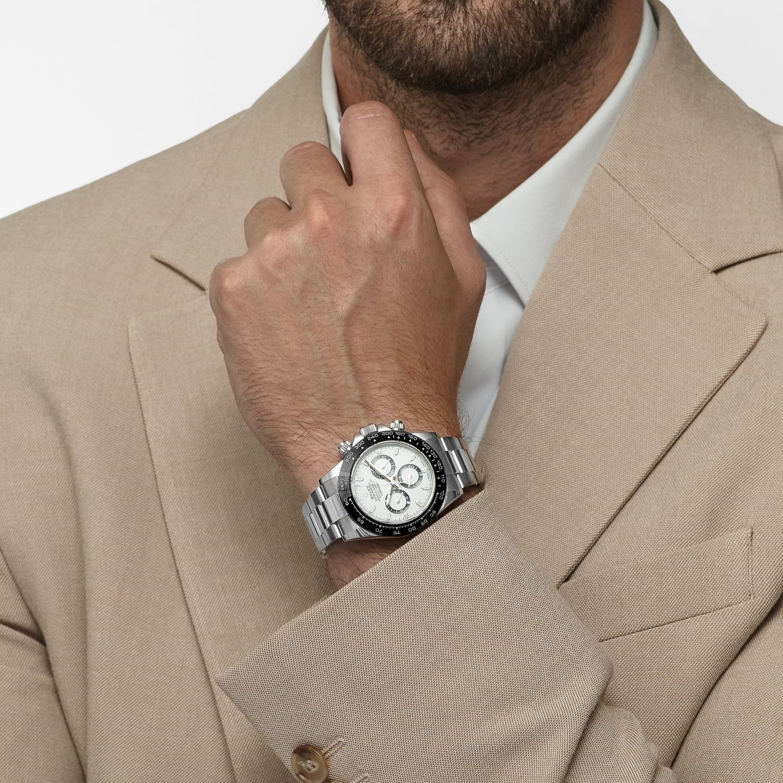 Rolex Daytona 116500LN Stainless Steel White Panda Dial - Image 3
