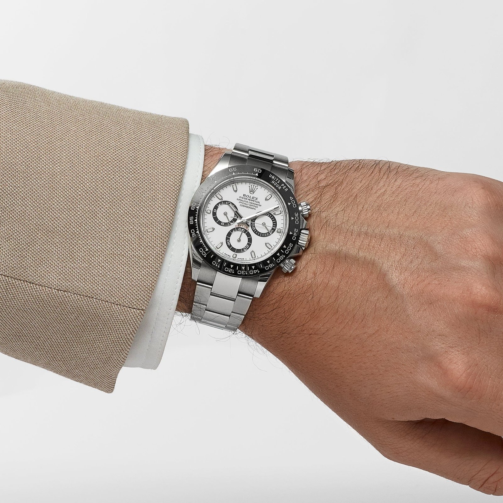 Rolex Daytona 116500LN Stainless Steel White Panda Dial - Image 2