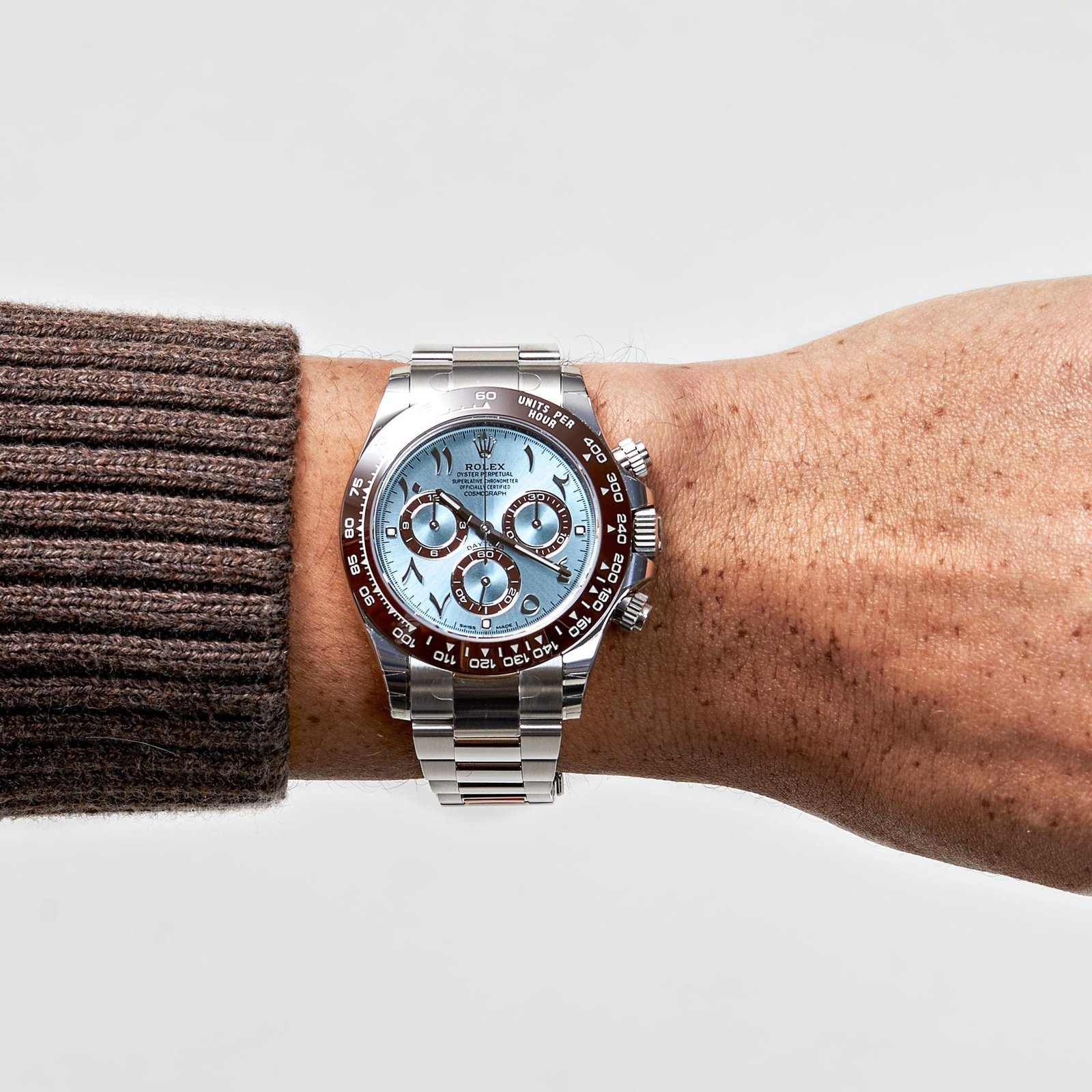 Rolex Daytona 116506 Platinum Ice Blue Arabic Dial (2020) - Image 2