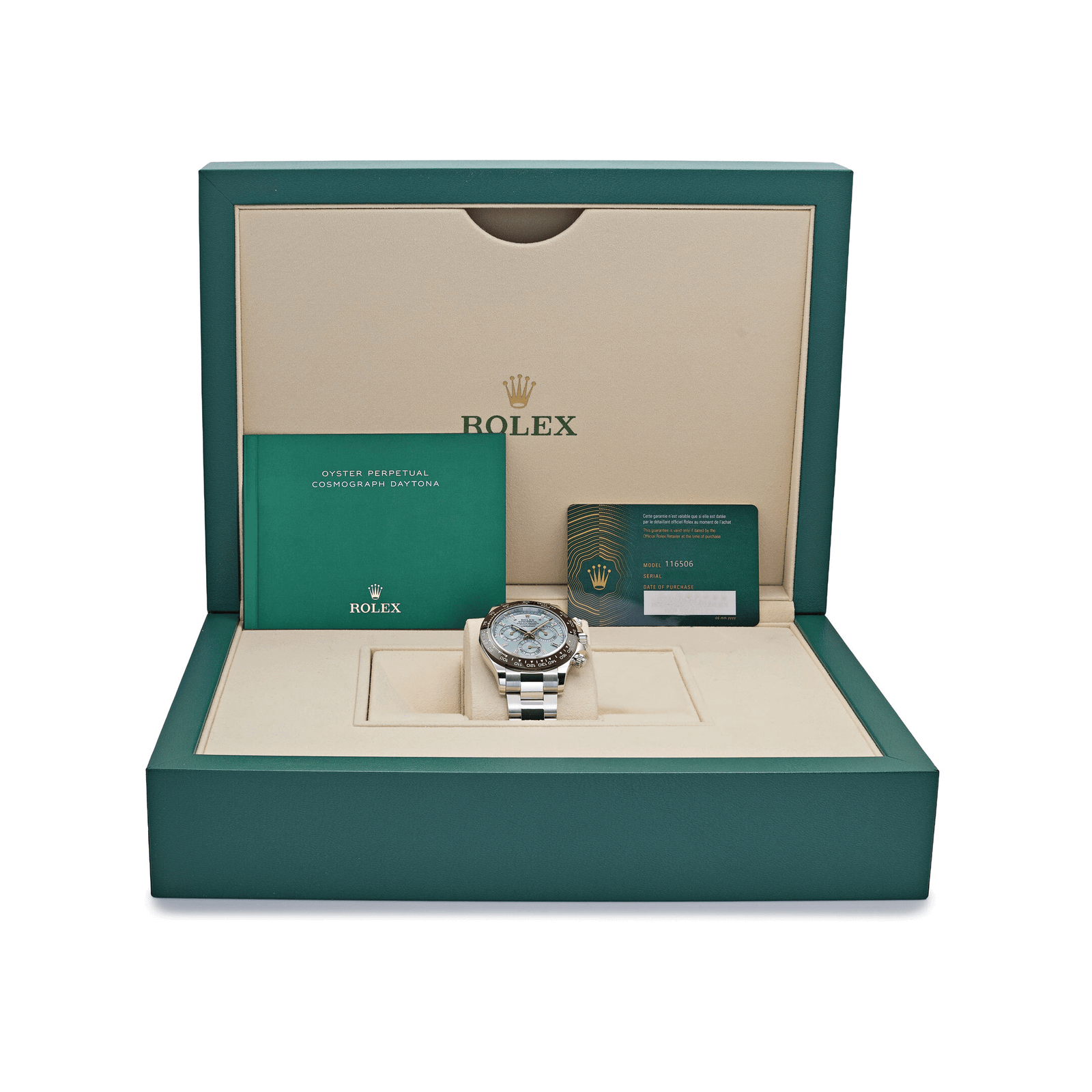 Rolex Daytona 116506 Platinum Ice Blue Baguette Diamond Dial (2021) - Image 5