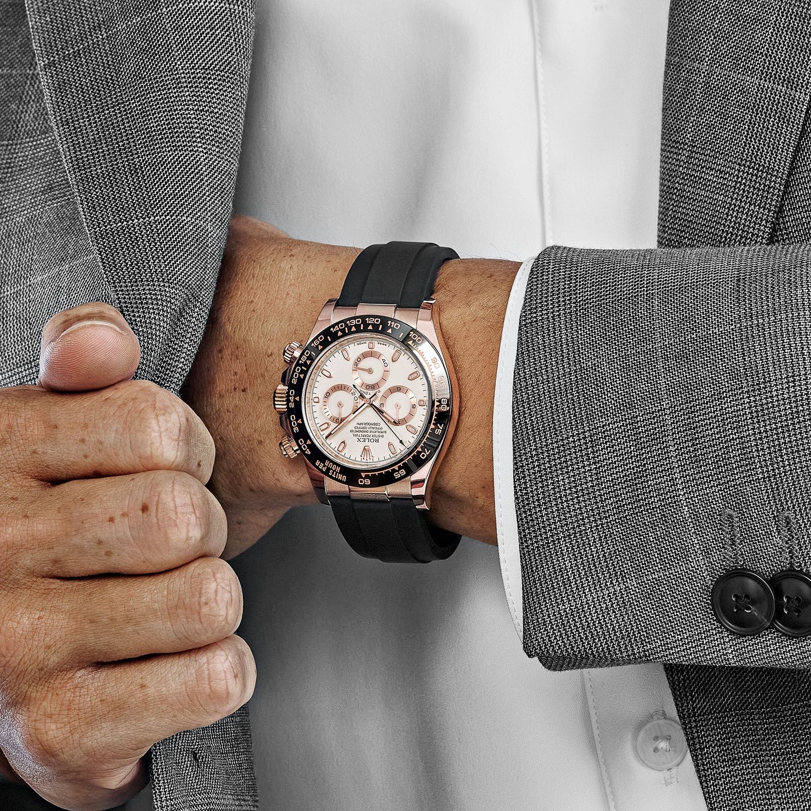 Rolex Daytona 116515LN Rose Gold Ivory Dial - Image 3