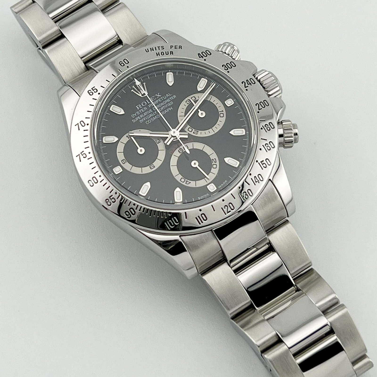 Rolex Daytona 116520 Stainless Steel Black Dial (2004) - Image 3