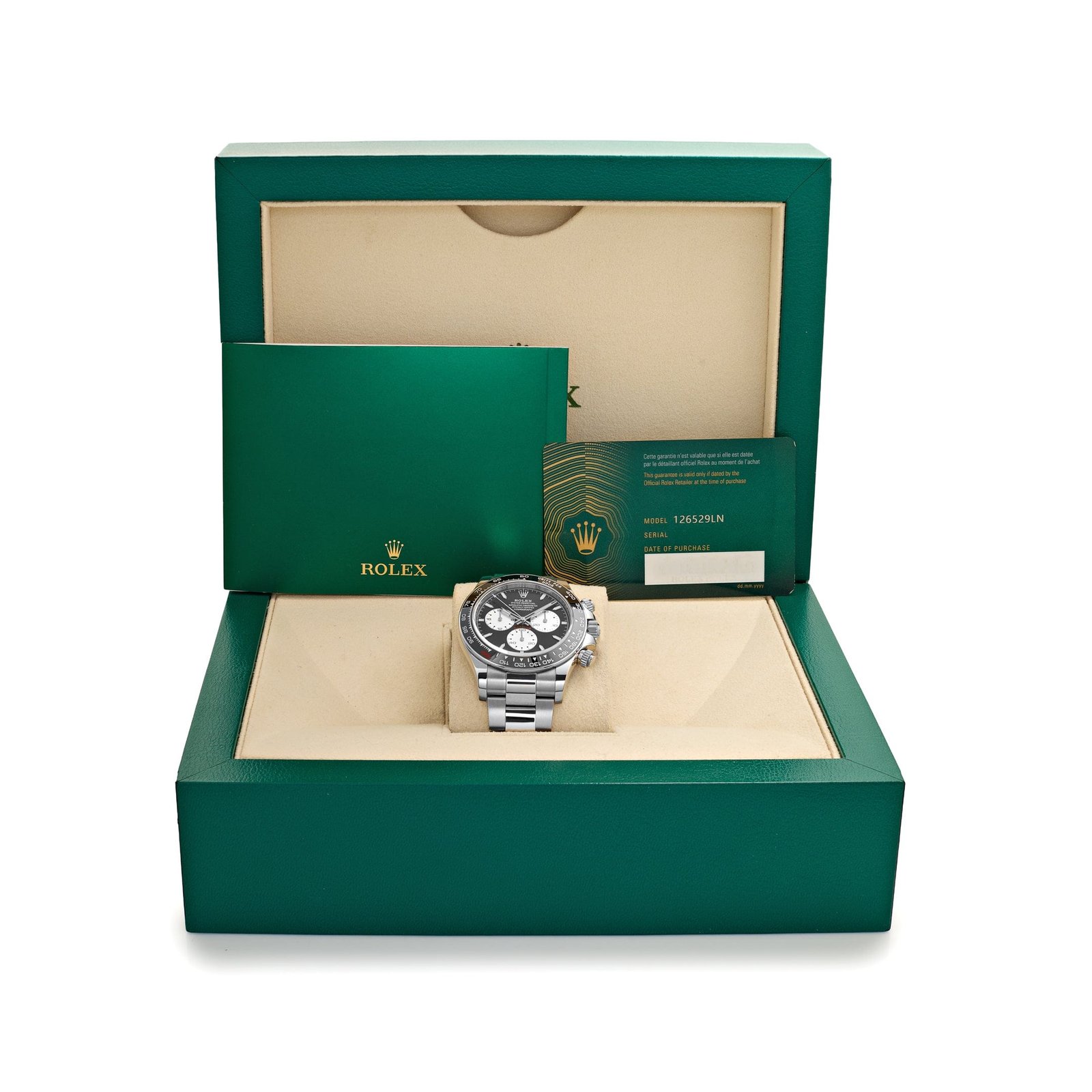 Rolex Daytona 126529LN 'Le Mans' White Gold Black Dial - Image 9
