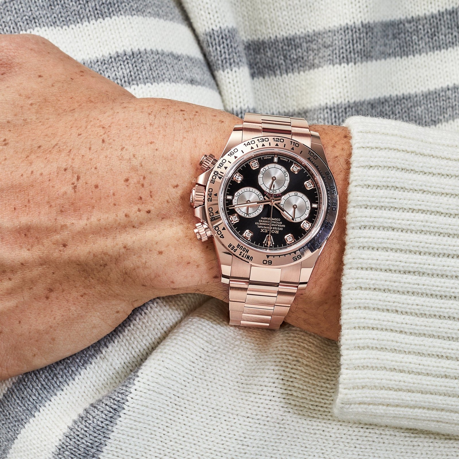Rolex Daytona 126505 Rose Gold Black Diamond Dial (2025) - Image 2