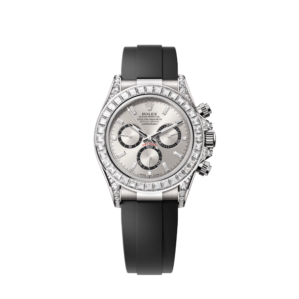Rolex Daytona 126539TBR White Gold Grey Diamond Dial Diamond Bezel