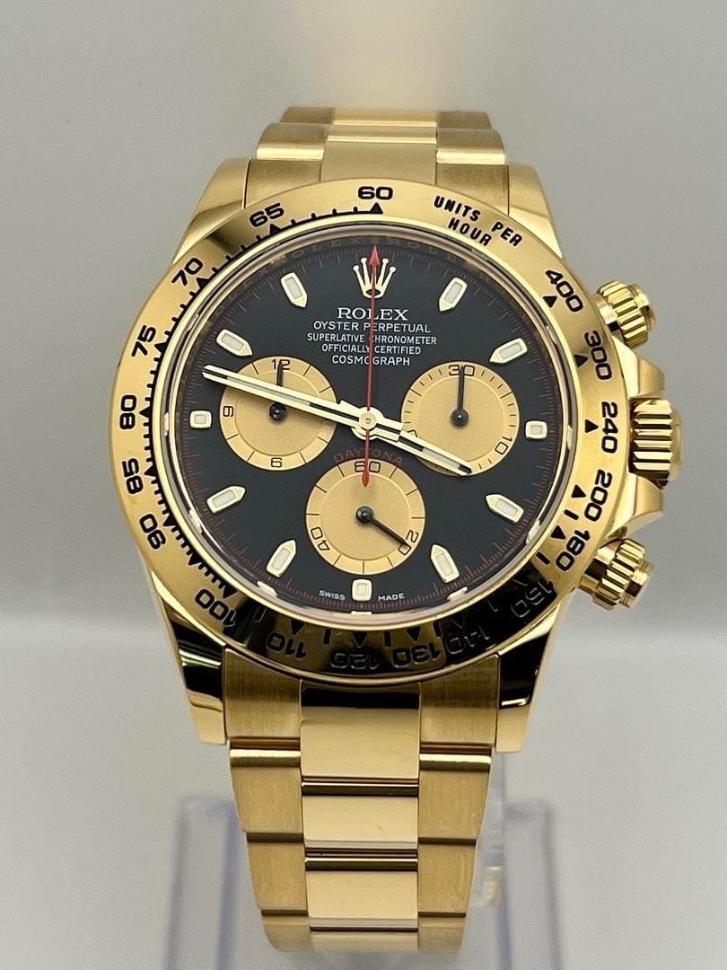 Rolex Daytona 116508 'Paul Newman' Yellow Gold Black Dial - Image 3