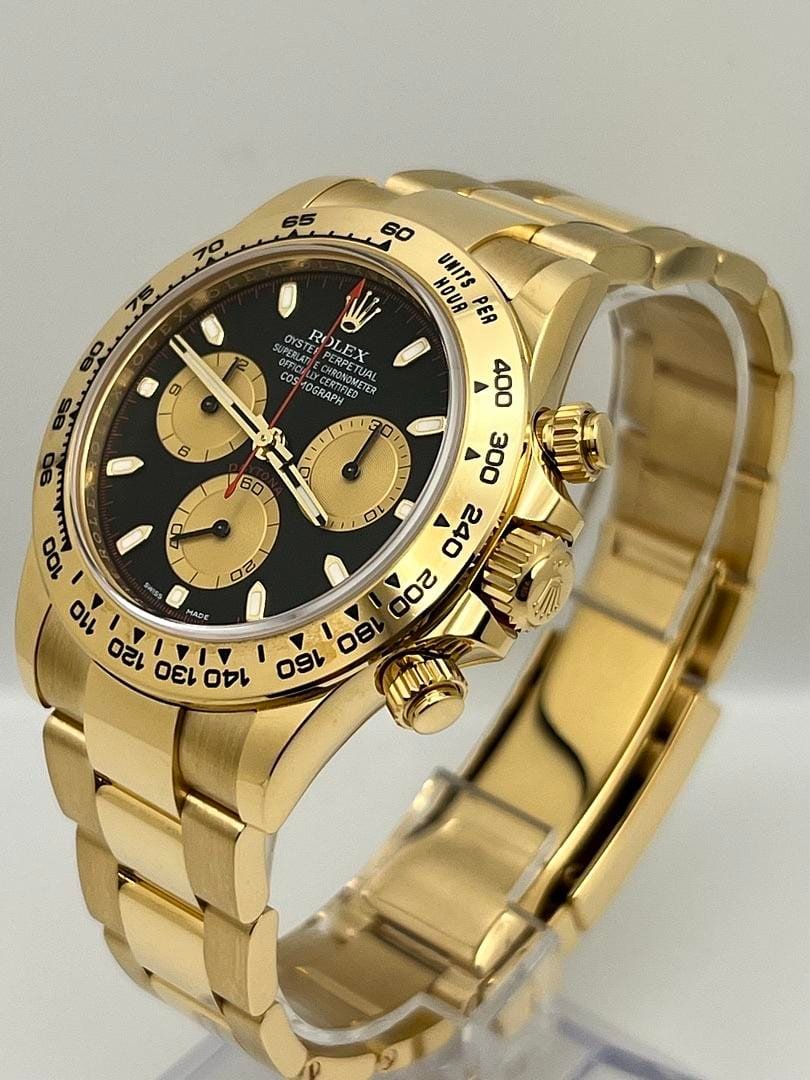 Rolex Daytona 116508 'Paul Newman' Yellow Gold Black Dial - Image 4