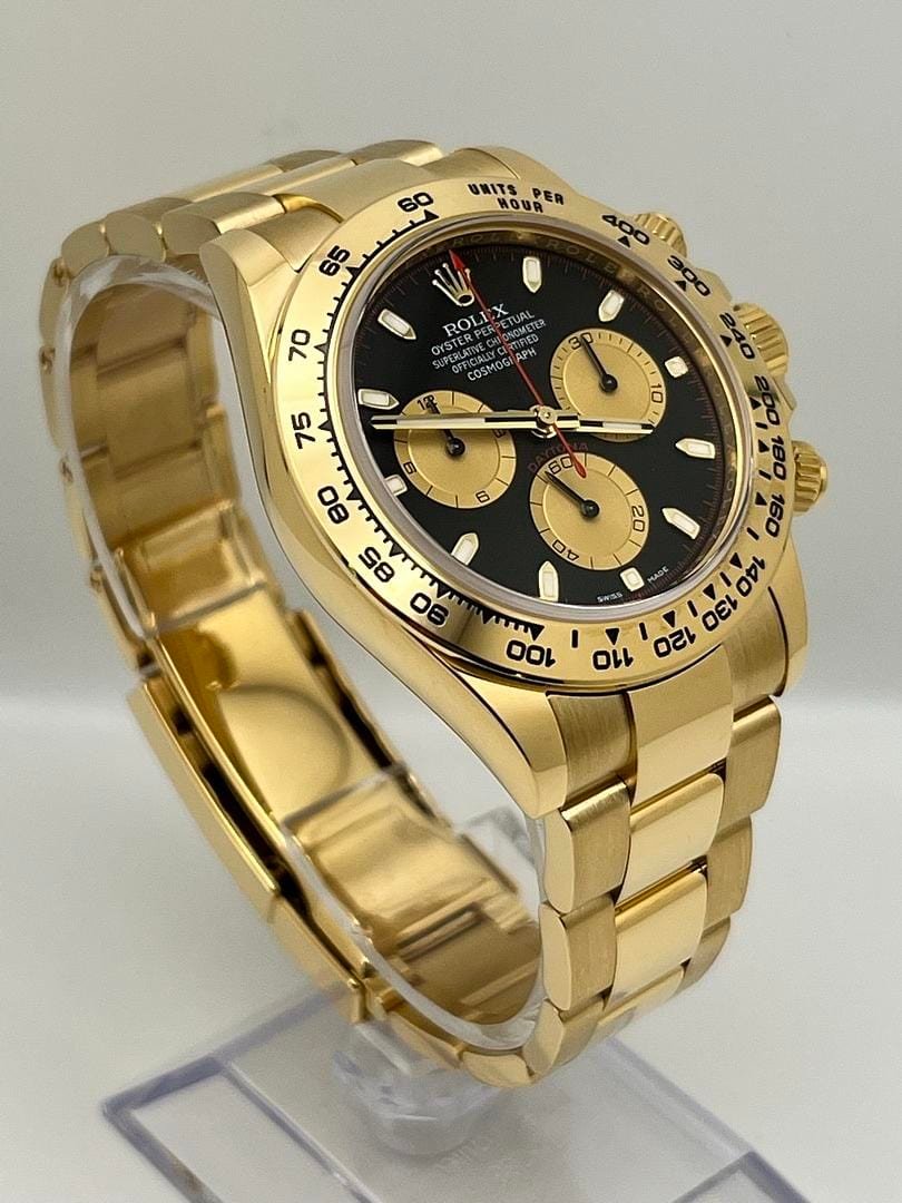 Rolex Daytona 116508 'Paul Newman' Yellow Gold Black Dial - Image 5