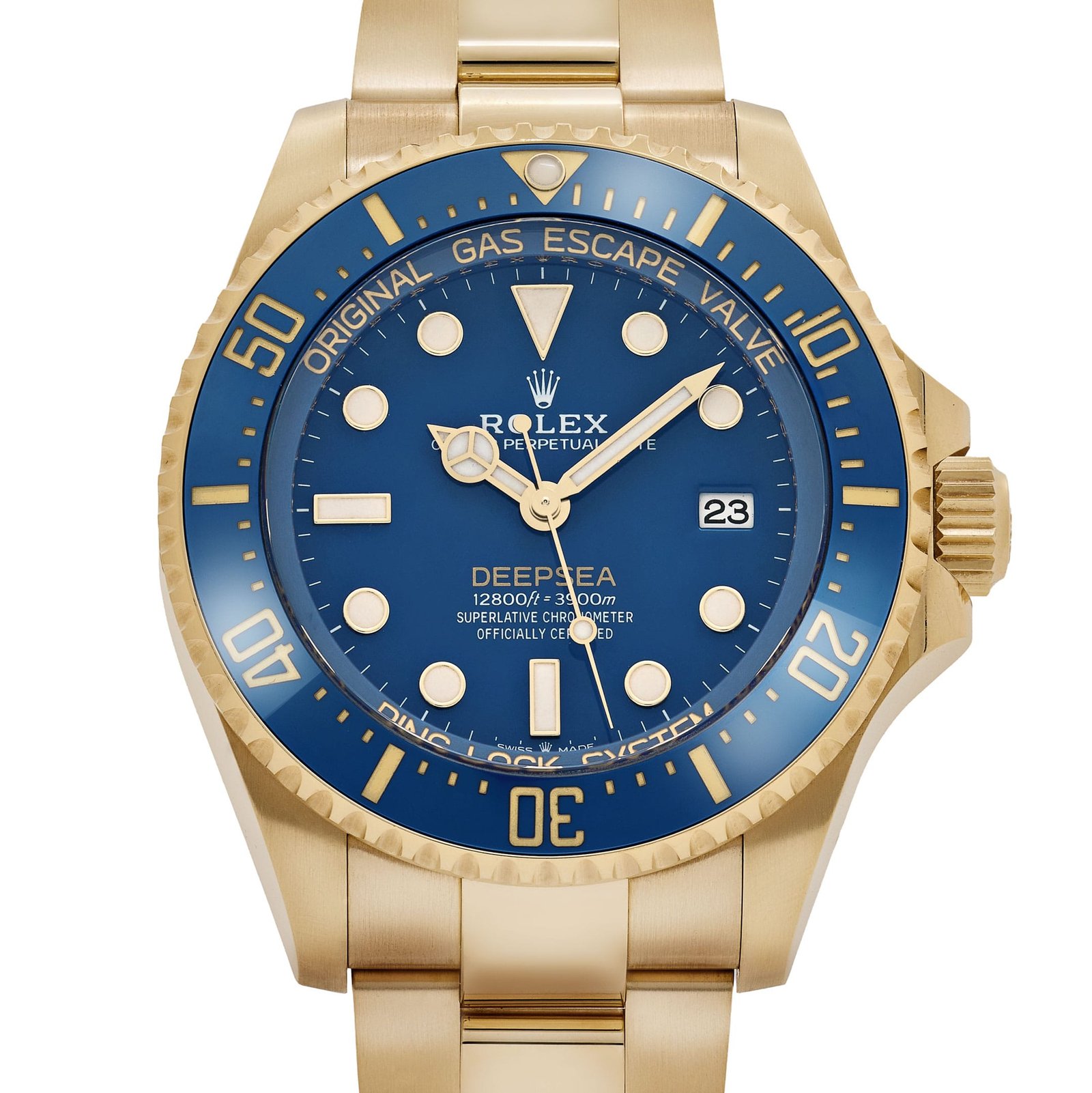 Rolex Deepsea 136668LB Yellow Gold Blue Dial Oyster (2026) - Image 4