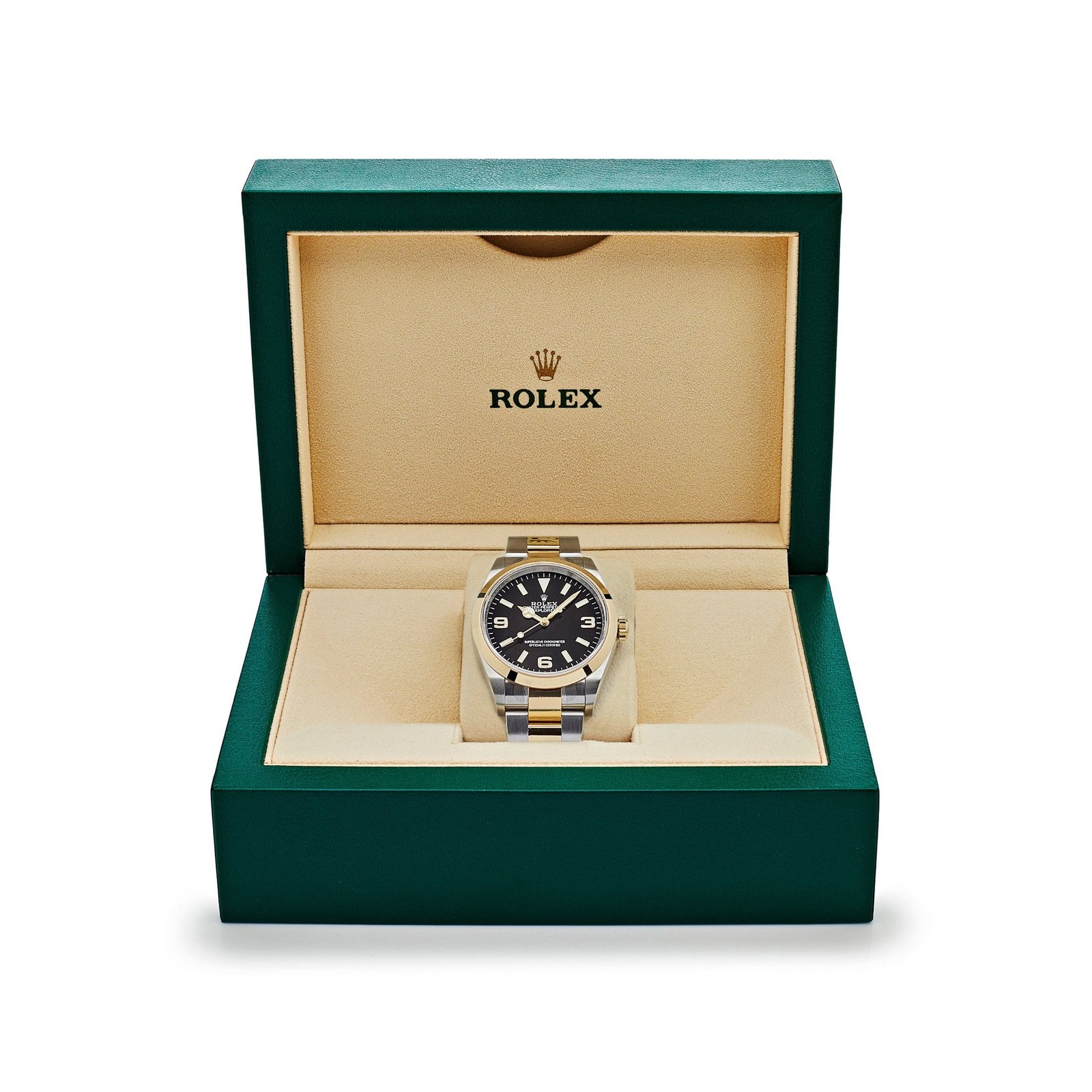 Rolex Explorer 124273 Yellow Gold Stainless Steel Black Dial - Image 4