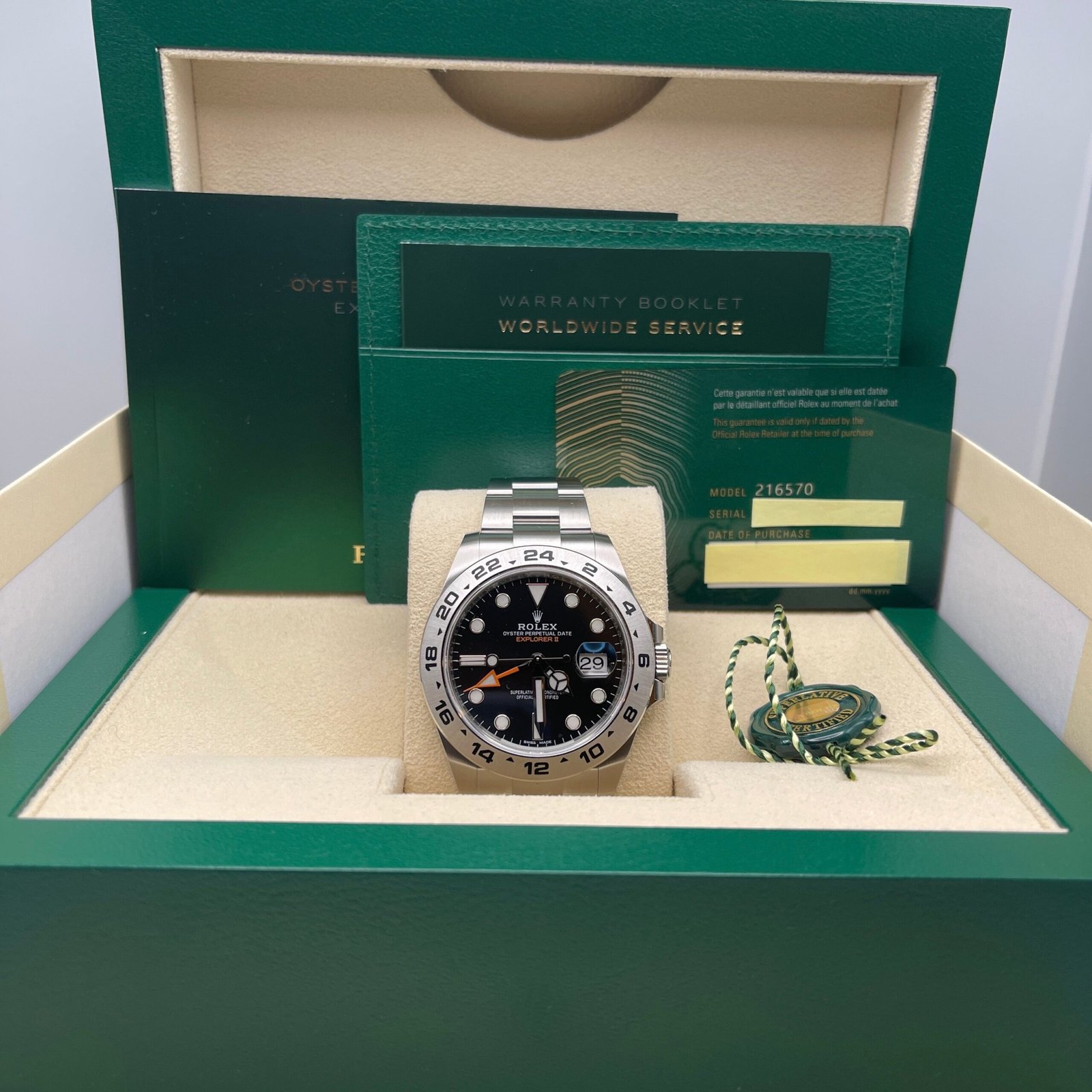Rolex Explorer II 216570 Stainless Steel Black Dial (2021) - Image 7