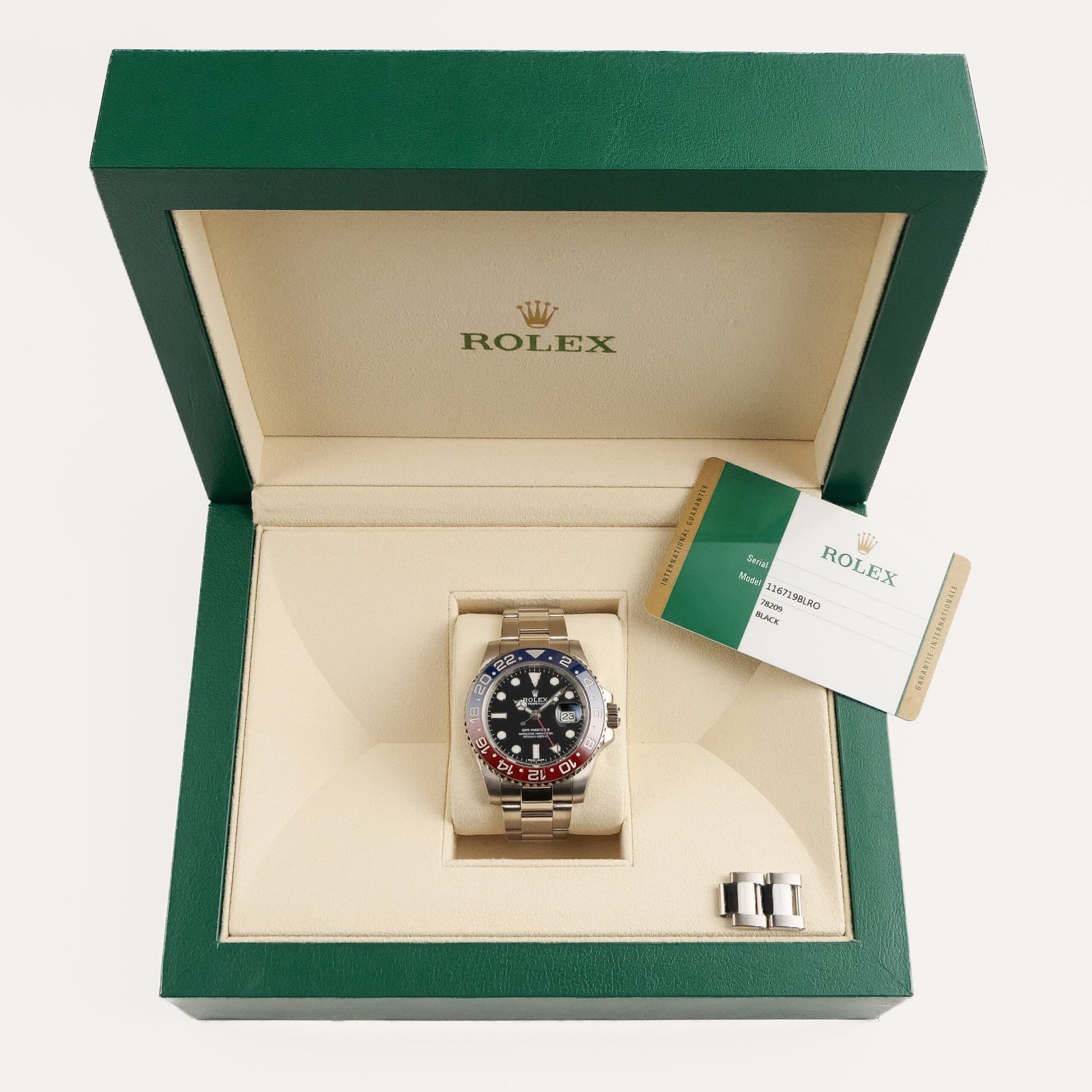 Rolex GMT-Master II 116719BLRO 'Pepsi' White Gold Black Dial (2015) - Image 5