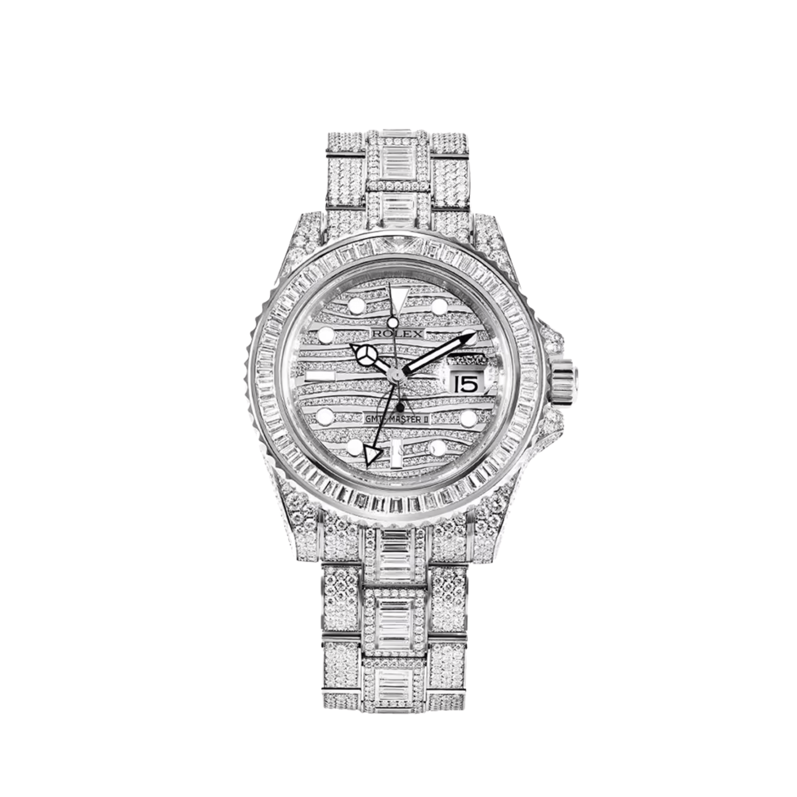 Rolex GMT-Master II 116769TBR-001 White Gold Diamond Set
