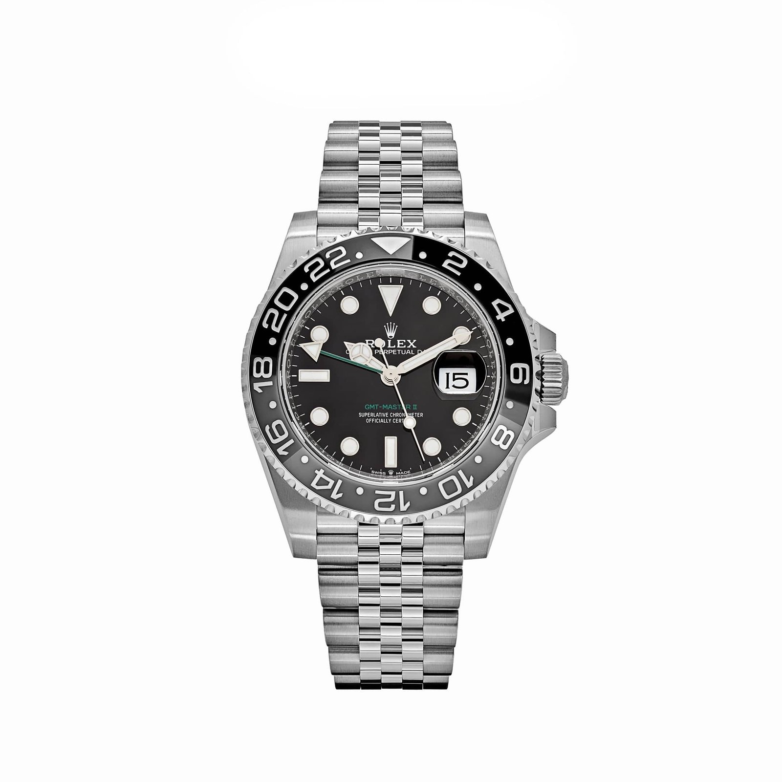 Rolex GMT-Master II 126710GRNR 'Bruce Wayne' Stainless Steel Black Dial Jubilee (2026)