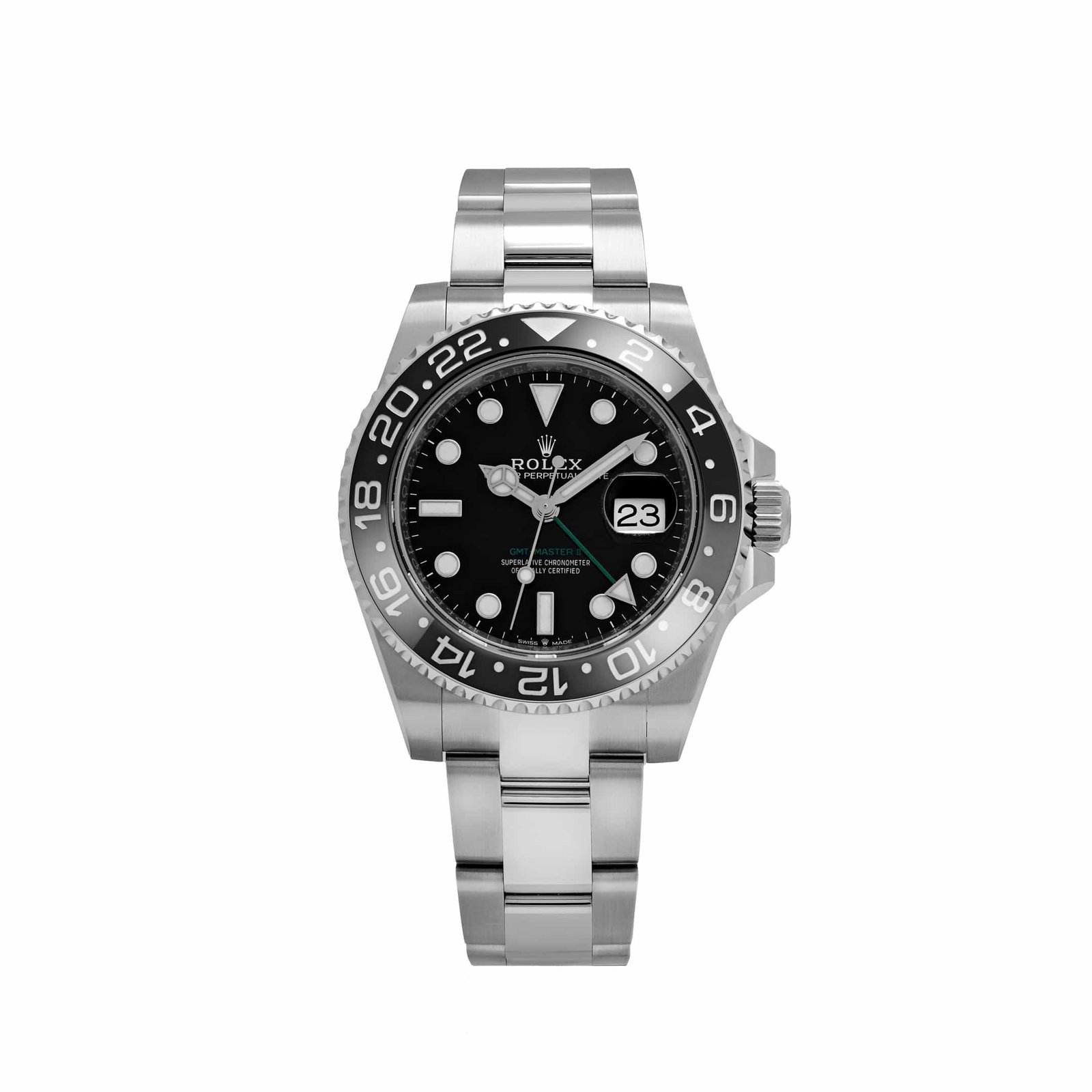 Rolex GMT-Master II 126710GRNR 'Bruce Wayne' Stainless Steel Black Dial Oyster