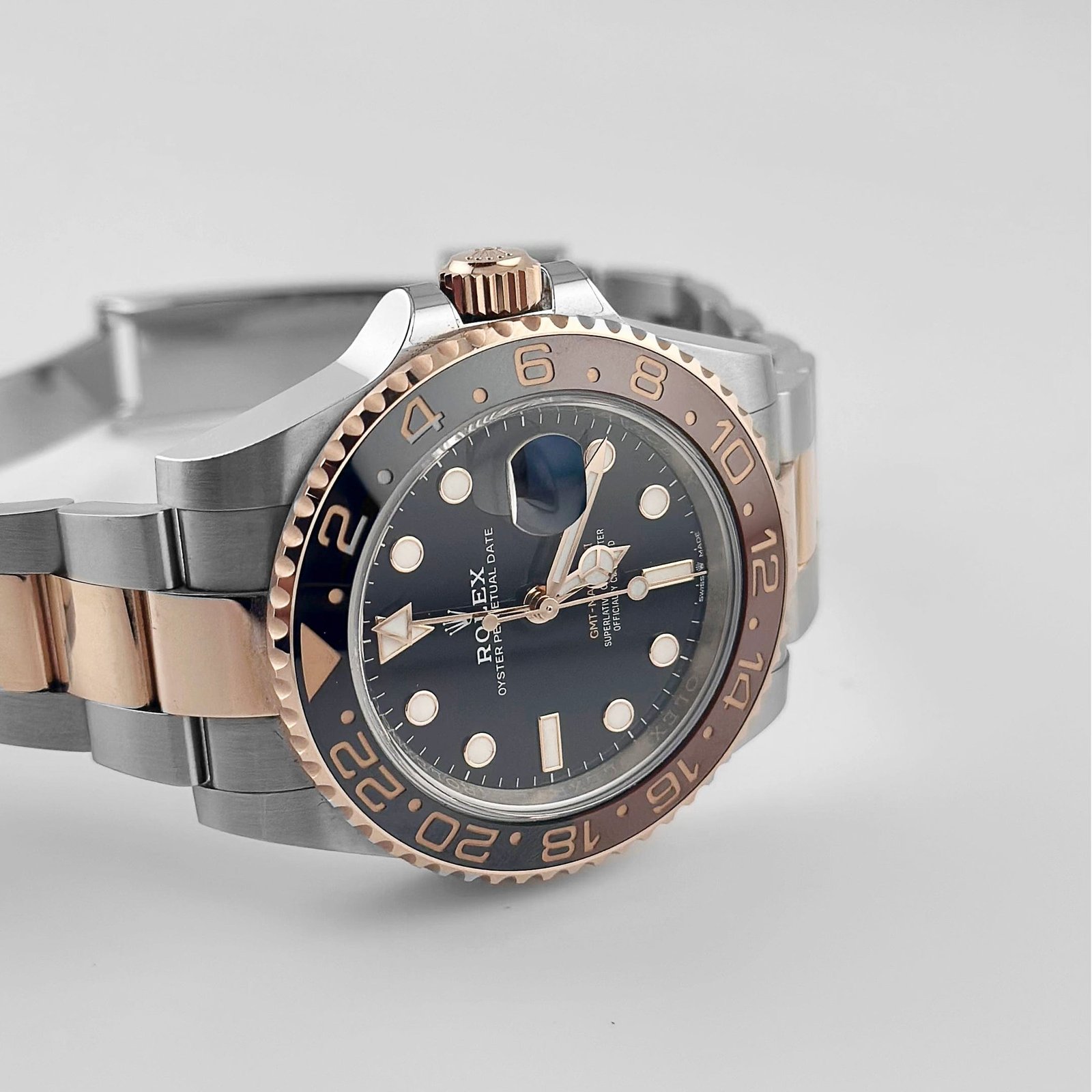 Rolex GMT-Master II 126711CHNR 'Root Beer' Stainless Steel Rose Gold Black Dial (2021) - Image 7