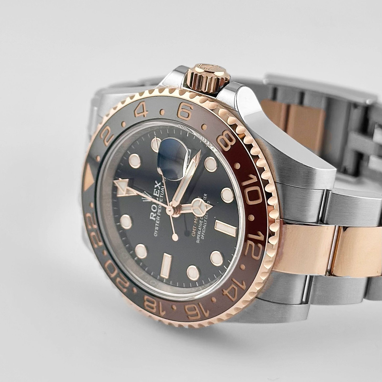 Rolex GMT-Master II 126711CHNR 'Root Beer' Stainless Steel Rose Gold Black Dial (2021) - Image 6