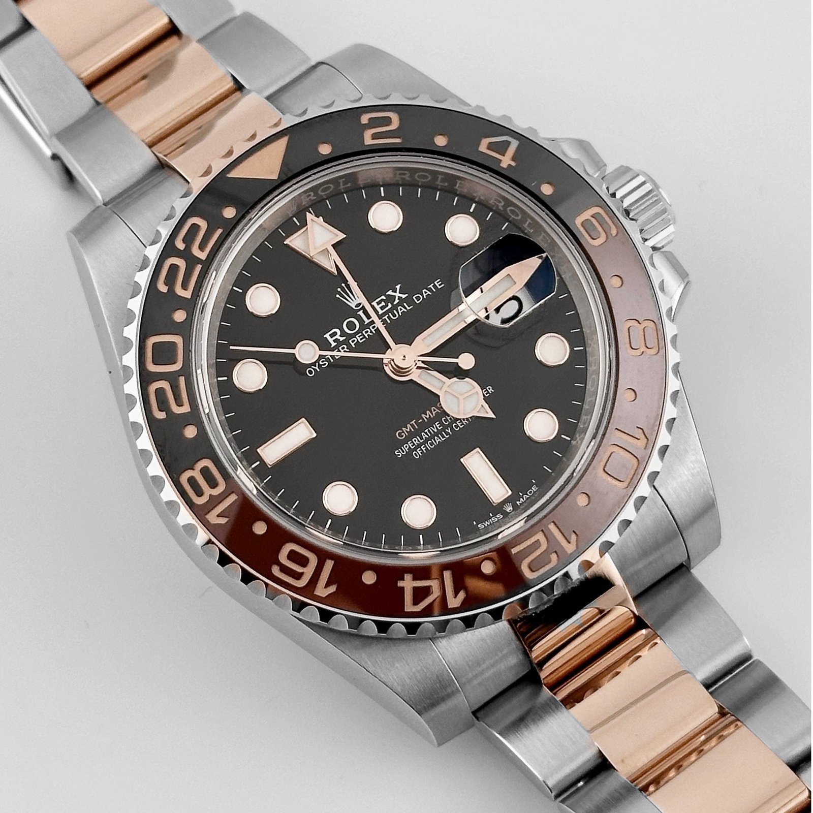 Rolex GMT-Master II 126711CHNR 'Root Beer' Stainless Steel Rose Gold Black Dial (2021) - Image 5