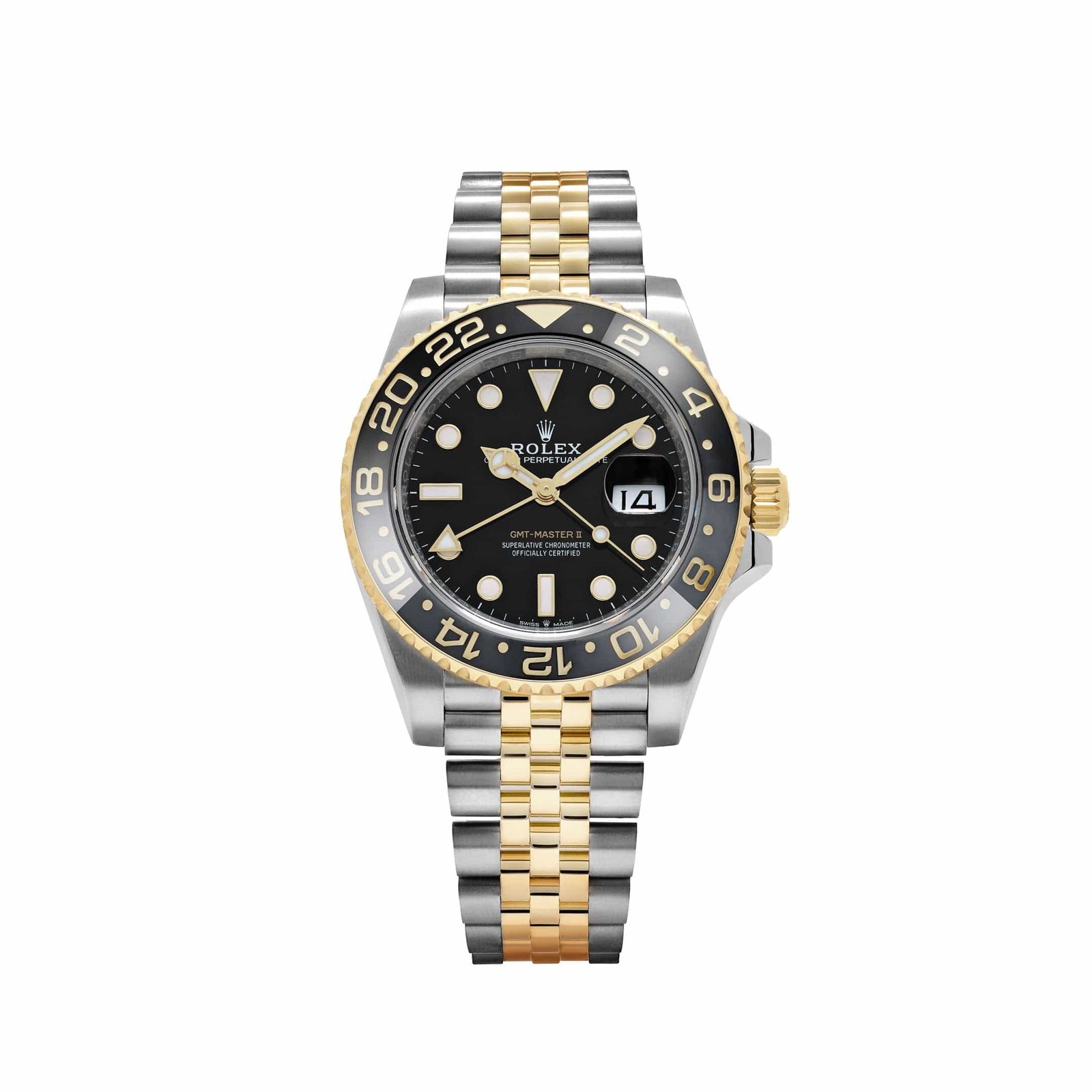 Rolex GMT-Master II 126713GRNR Stainless Steel Yellow Gold Black Dial Jubilee (2025)