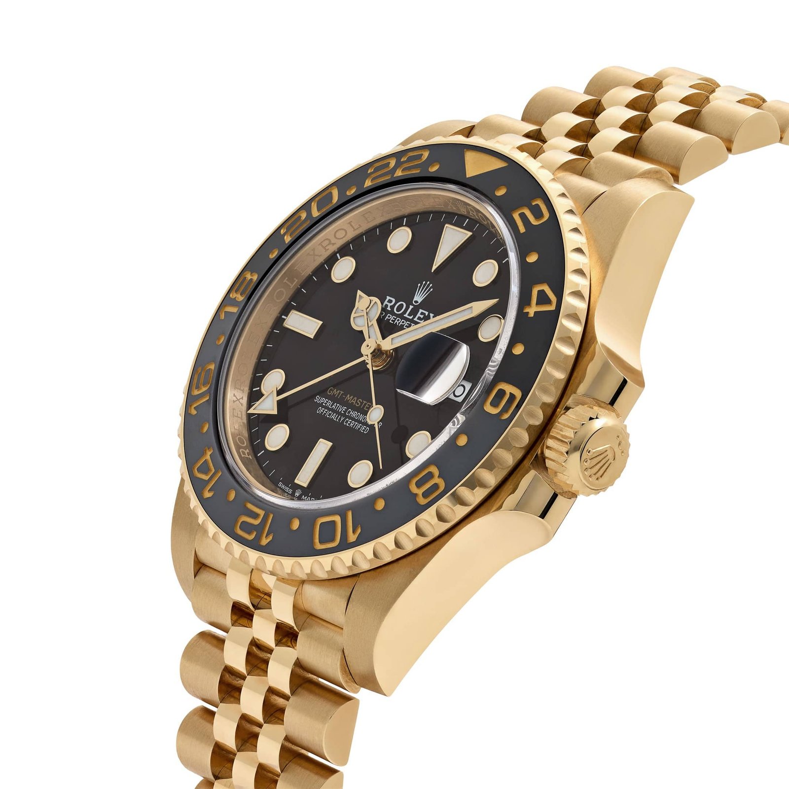 Rolex GMT-Master II 126718GRNR Yellow Gold Black Dial Jubilee (2026) - Image 6