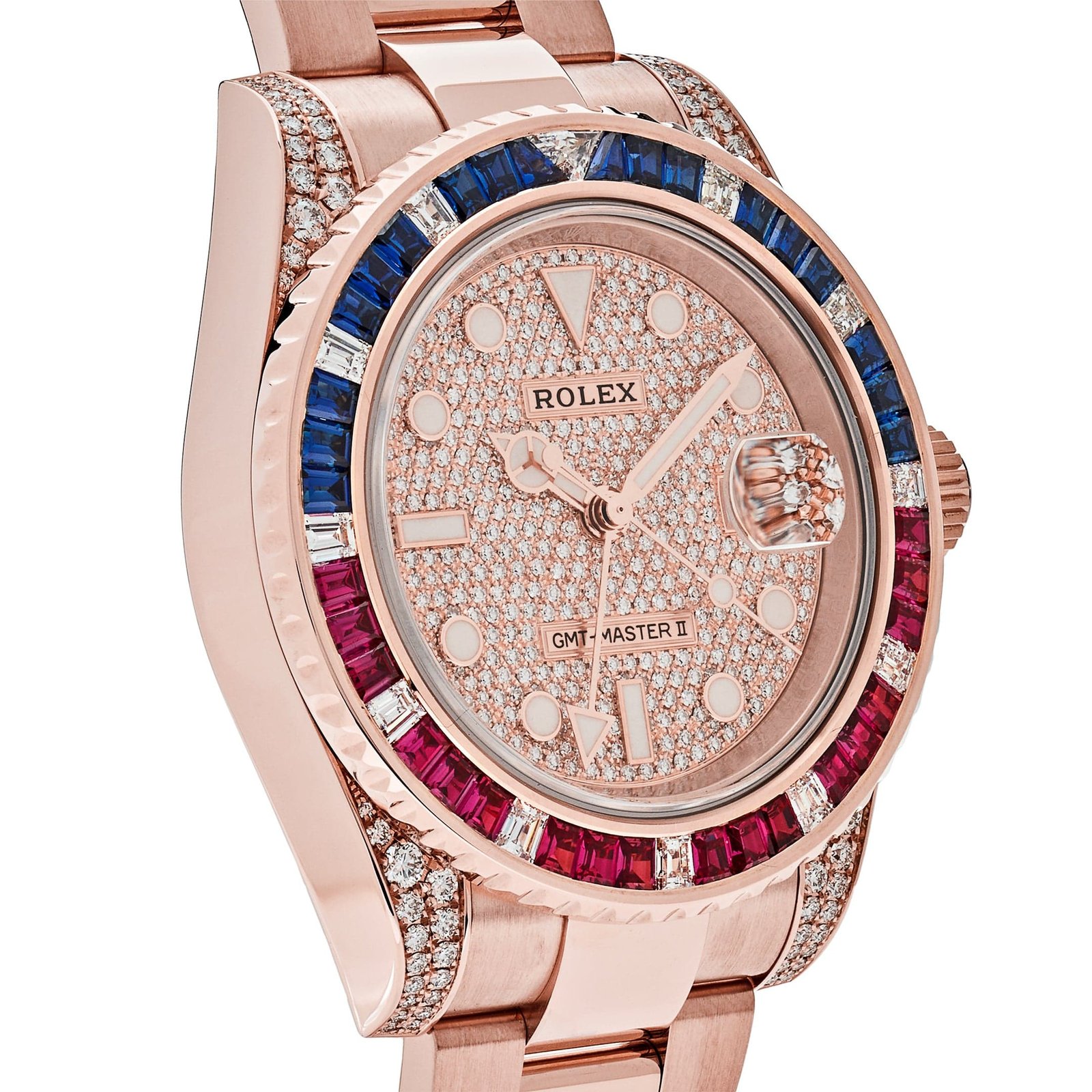 Rolex GMT-Master II 126755SARU Rose Gold Sapphire and Ruby - Image 3