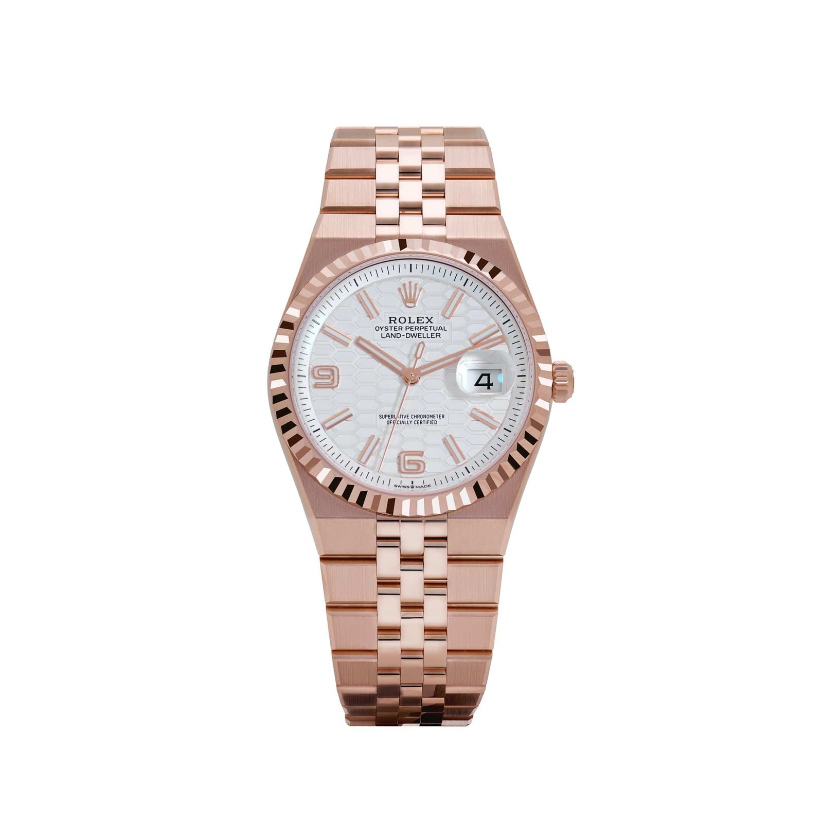 Rolex Land-Dweller 127235 Rose Gold White Dial (2025)