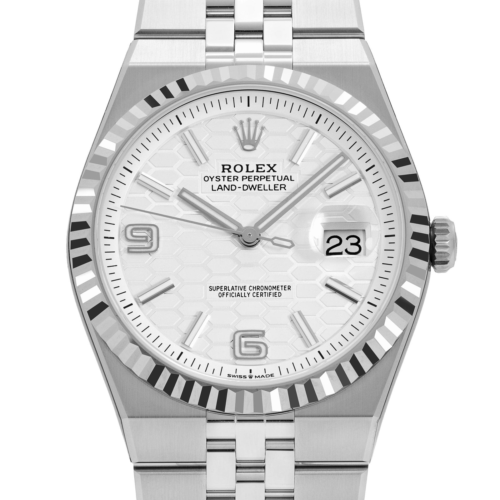 Rolex Land-Dweller 127334 Stainless Steel White Dial (2026) - Image 4