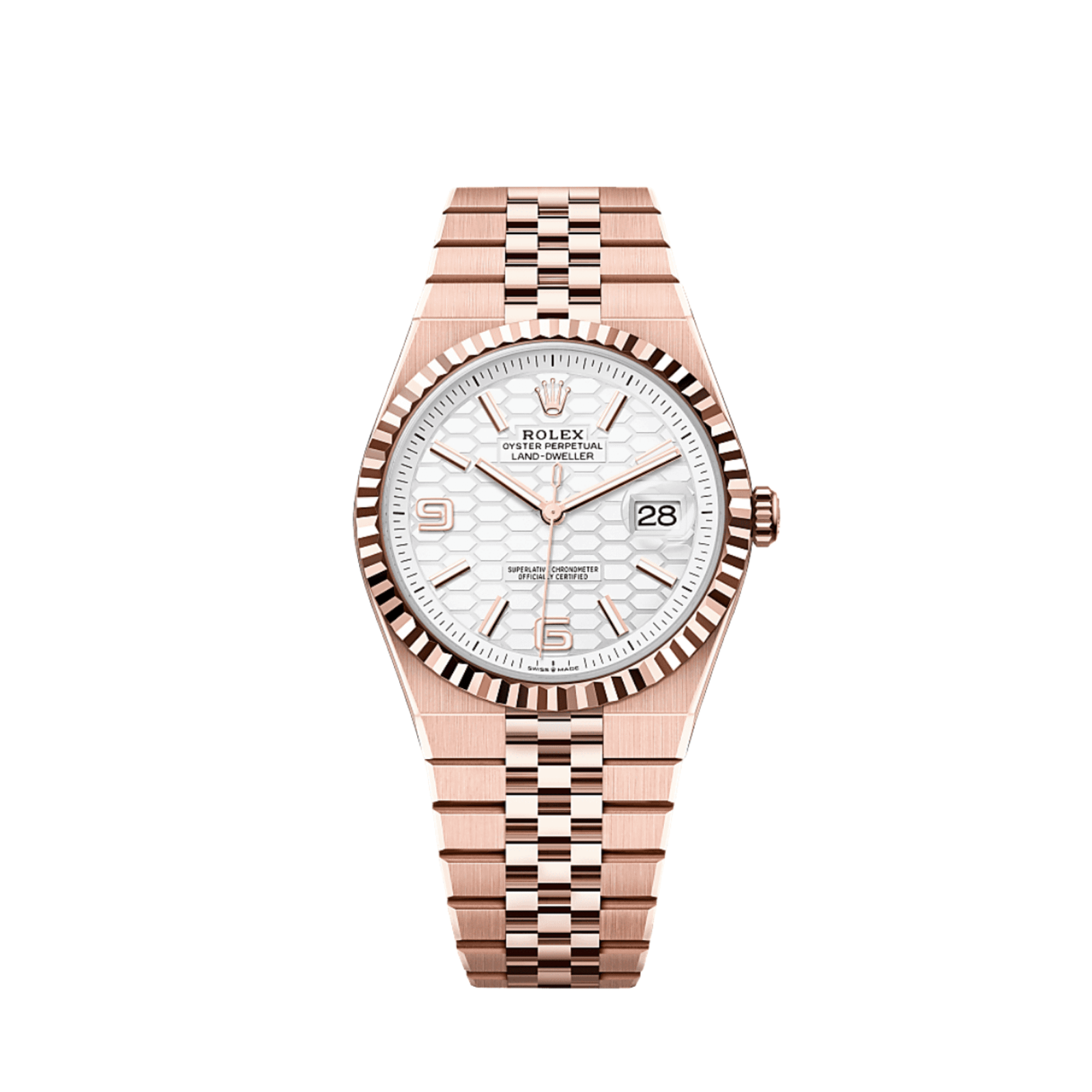 Rolex Land-Dweller 127335 Rose Gold White Dial (2025)