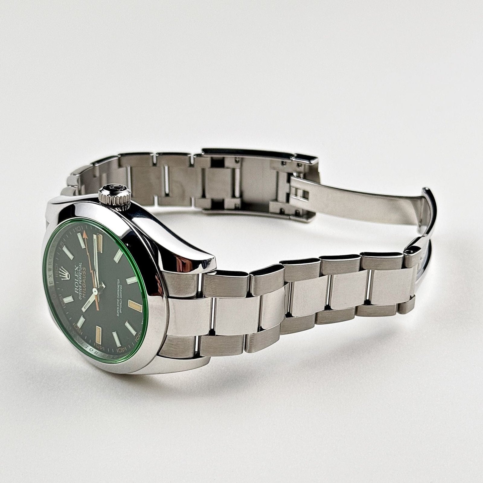 Rolex Milgauss 116400GV Stainless Steel Black Dial - Image 3
