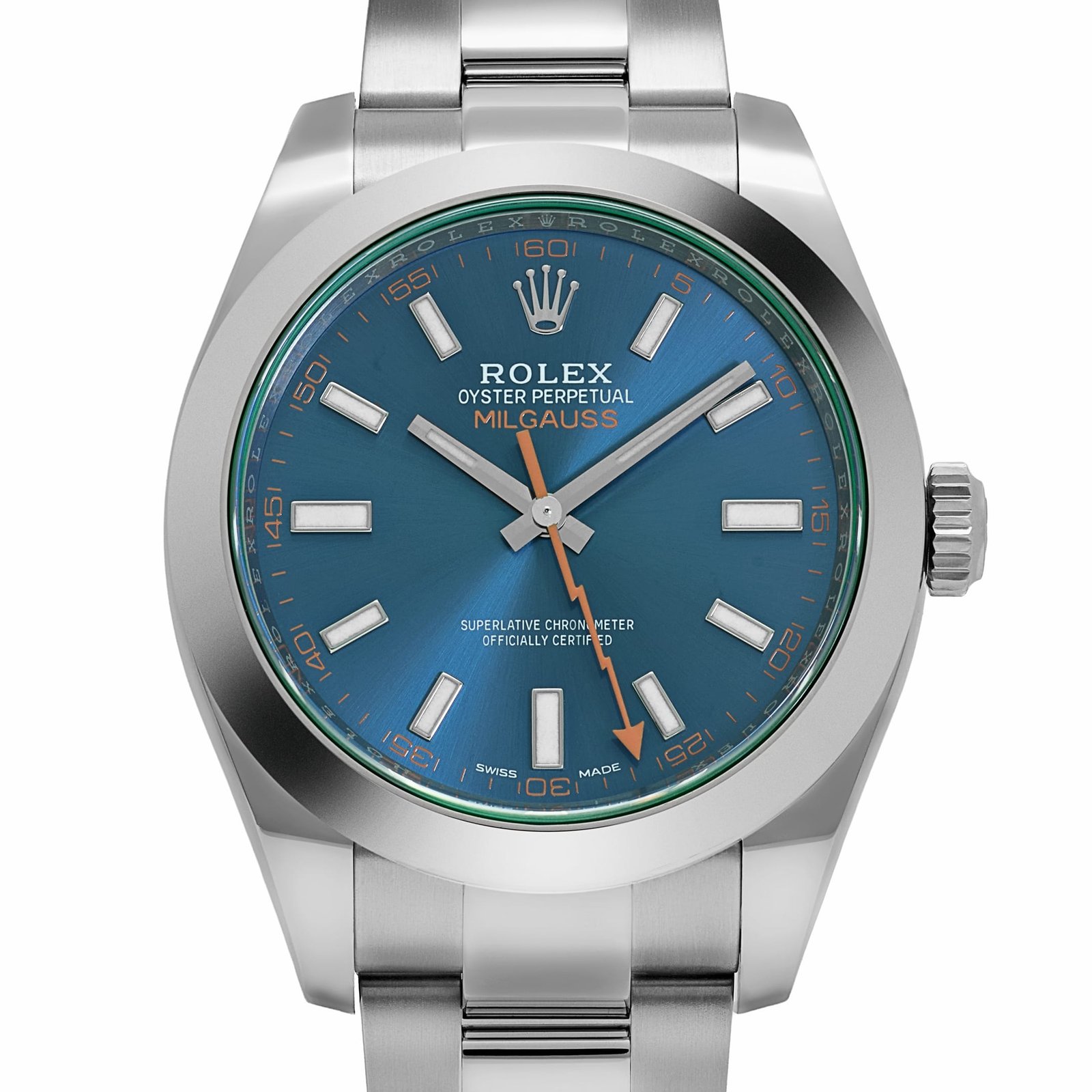 Rolex Milgauss 116400GV Stainless Steel Blue Dial (2021) - Image 4