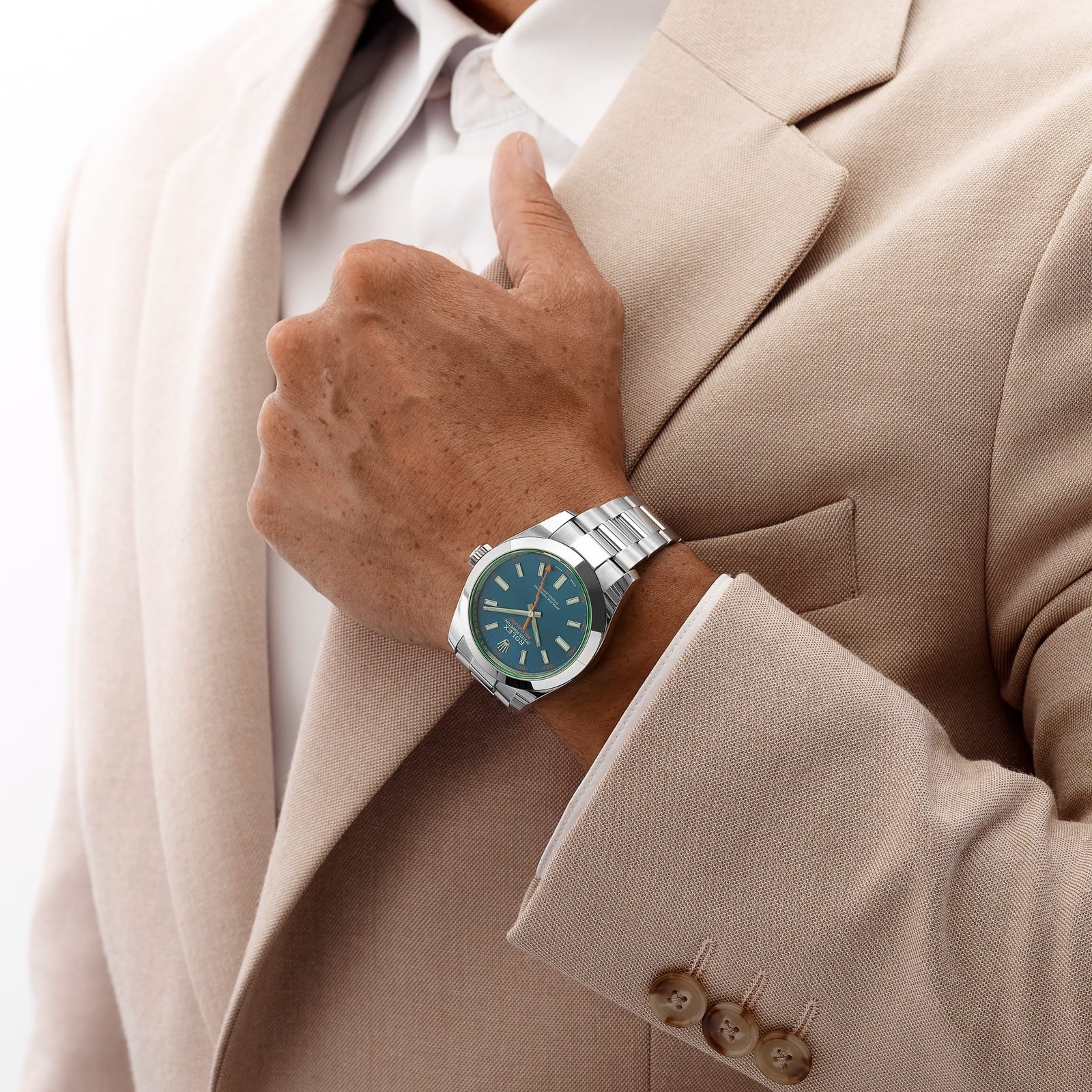 Rolex Milgauss 116400GV Stainless Steel Blue Dial (2021) - Image 3